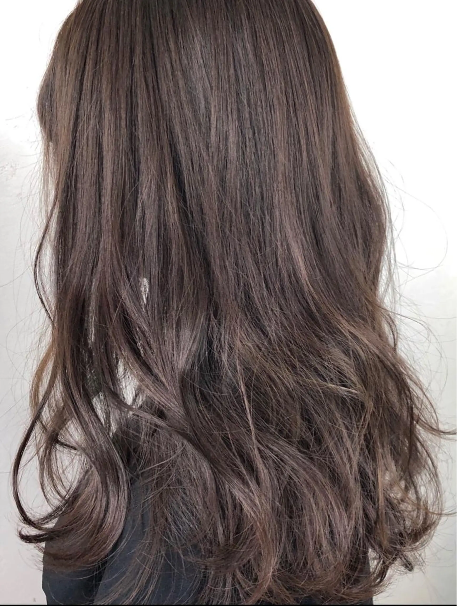 ロング カラー 透明感カラー オレンジ AHNKISM AHNKISMのヘアスタイル