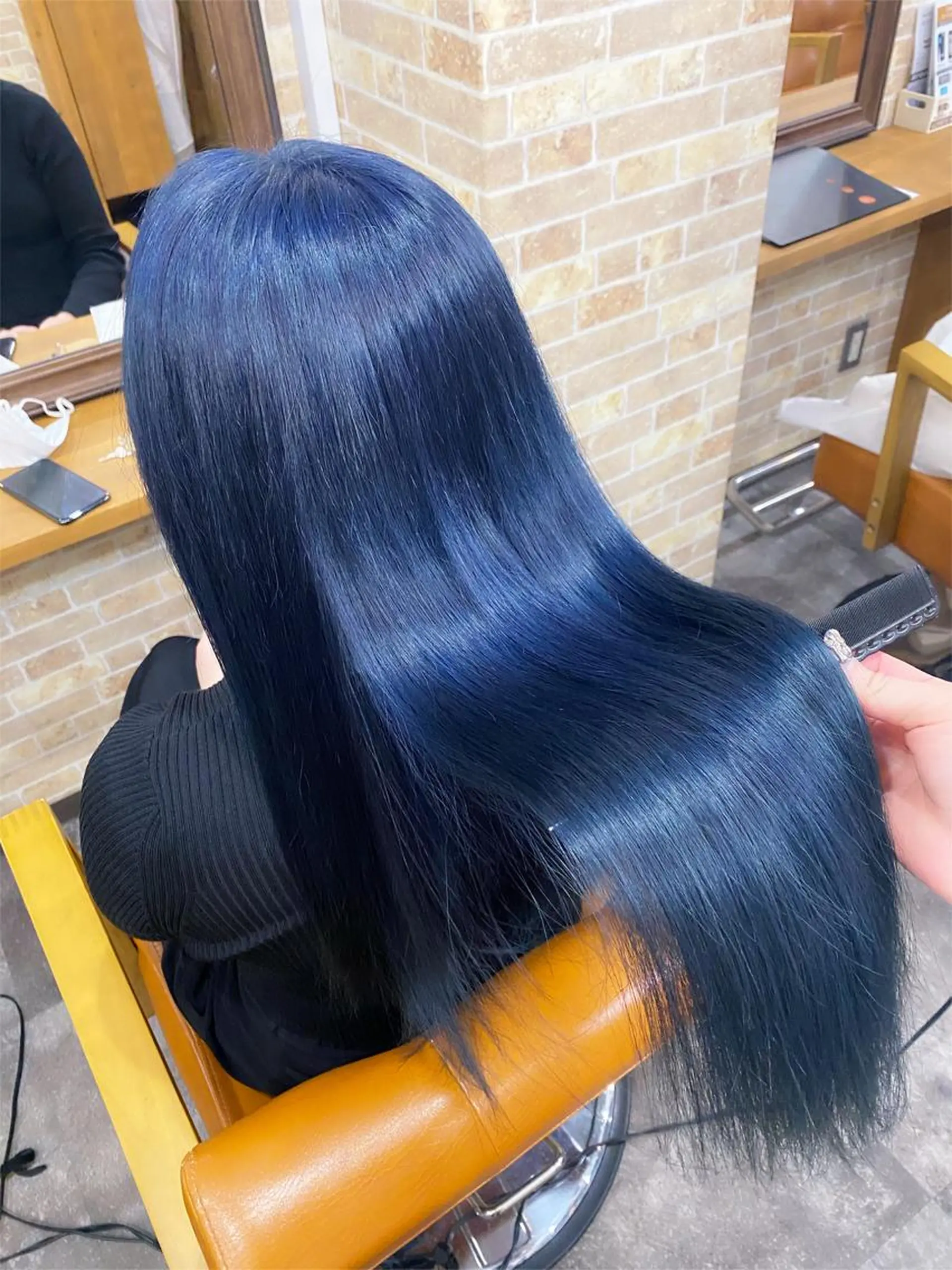 ロング 韓国風ヘア ヘアカラー トリートメント 髪質改善 🤍erikaのヘアスタイル
