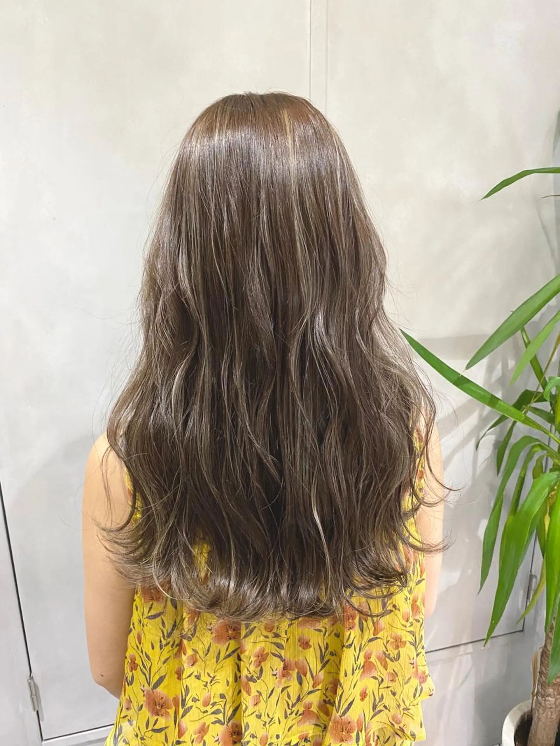 ロング カラー M IIのヘアスタイル