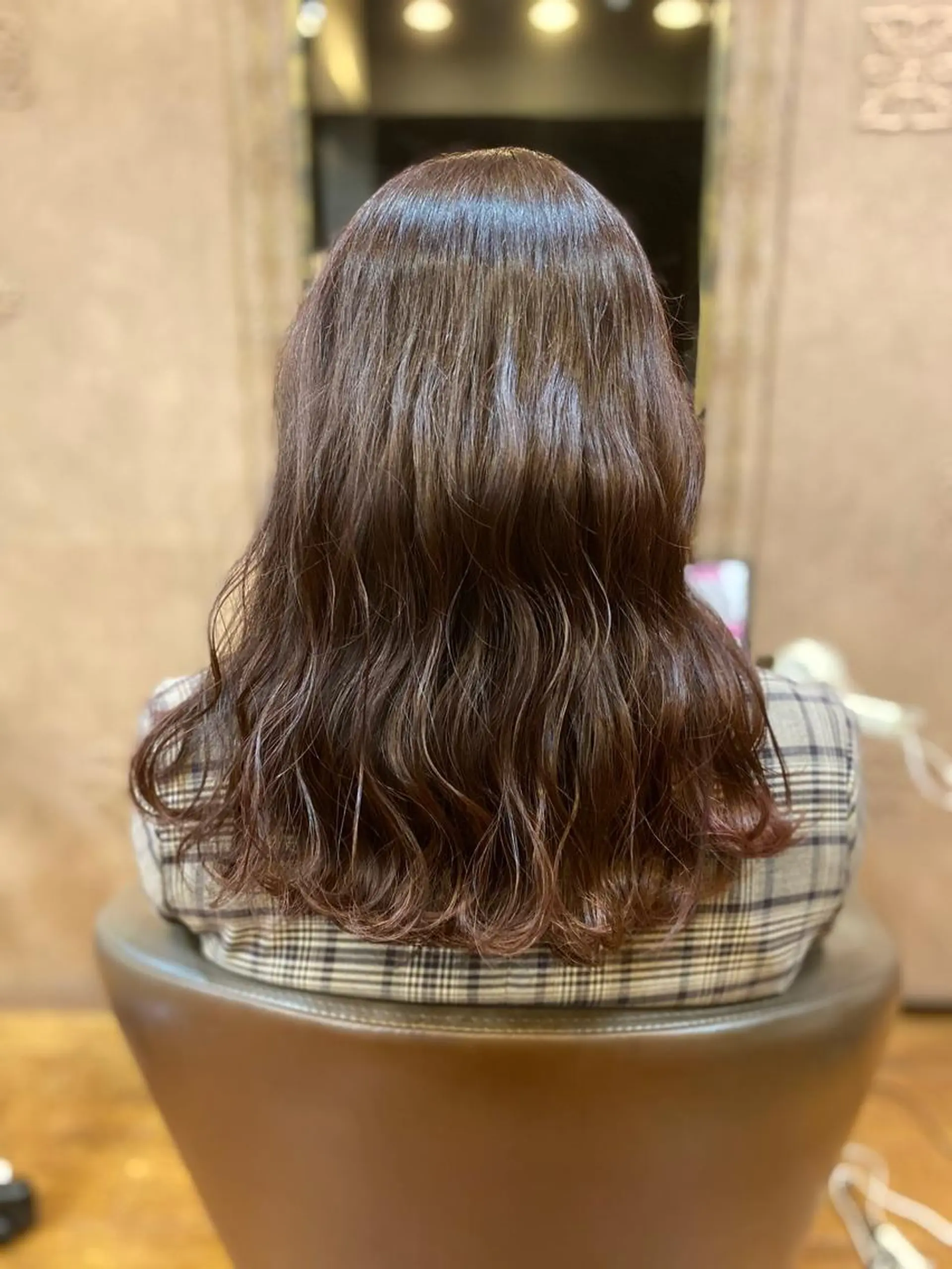 セミロング カラー カット ヘアカラー トリートメント ［パサつき改善］＊ 髪質改善ケアサロン＊のヘアスタイル