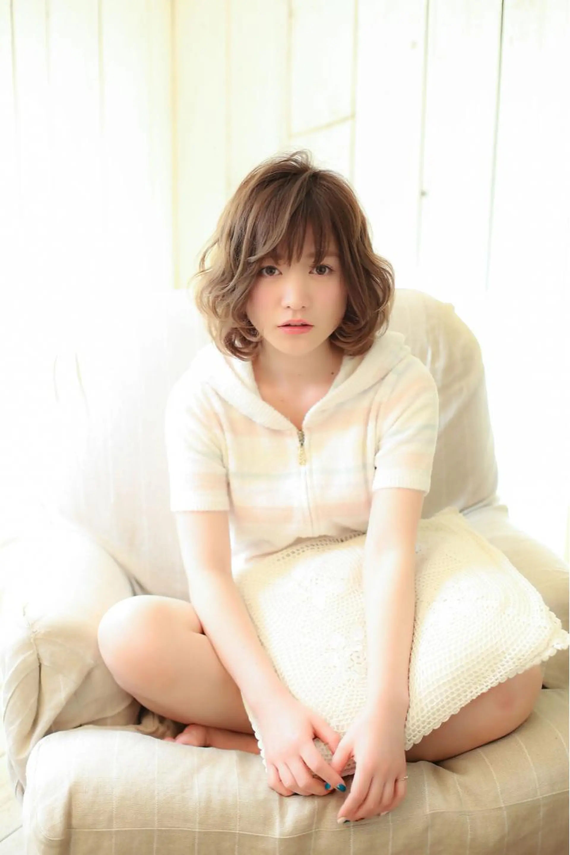 ミディアム 透明感/ 美髪矯正/田中恭のヘアスタイル