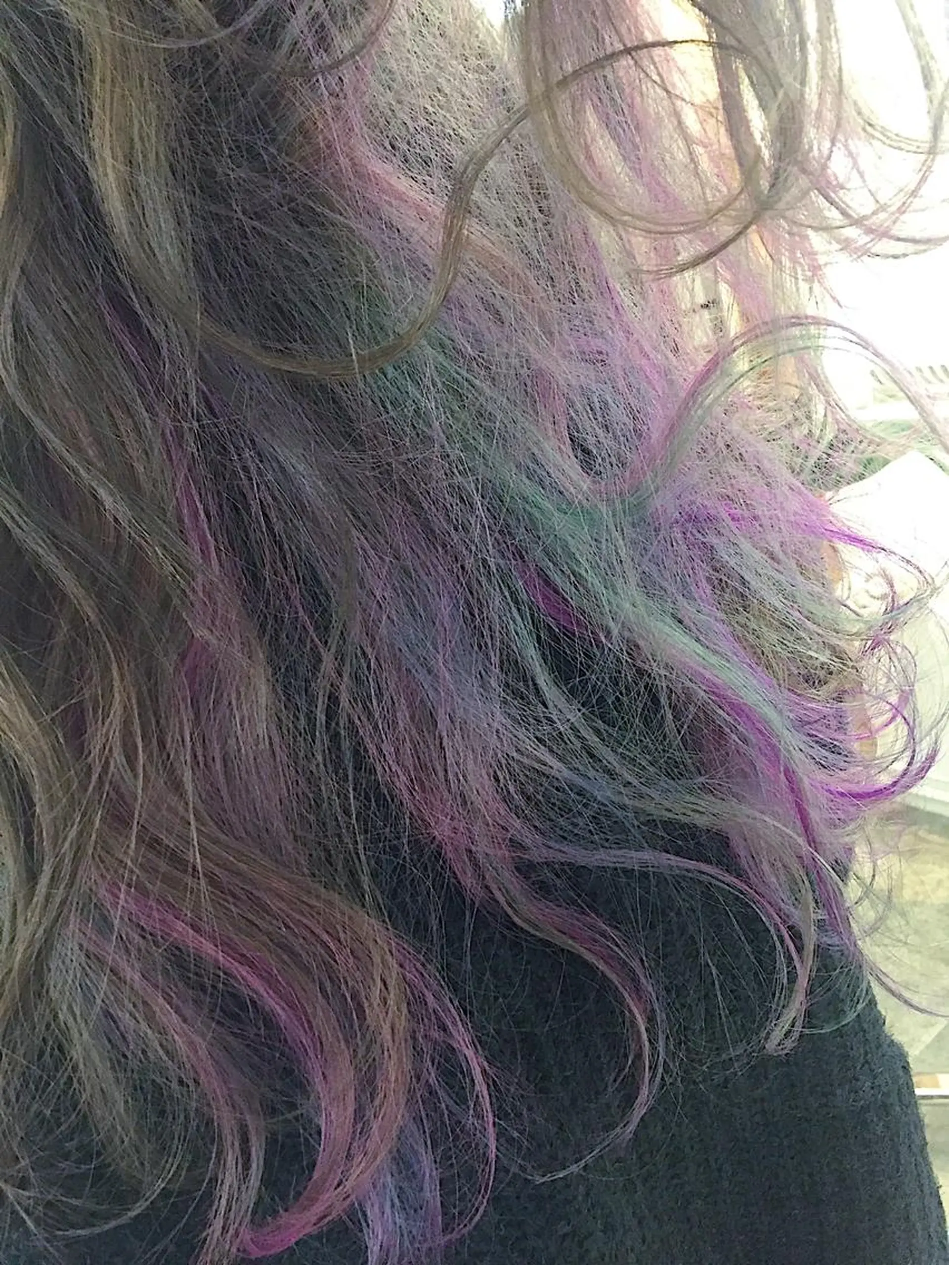 ロング カラー パーマ ヘアアレンジ アディクシーカラー アッシュ バレイヤージュ ベージュカラー ブリーチ ✨ハイクオリティ✨ 山本香也のヘアスタイル