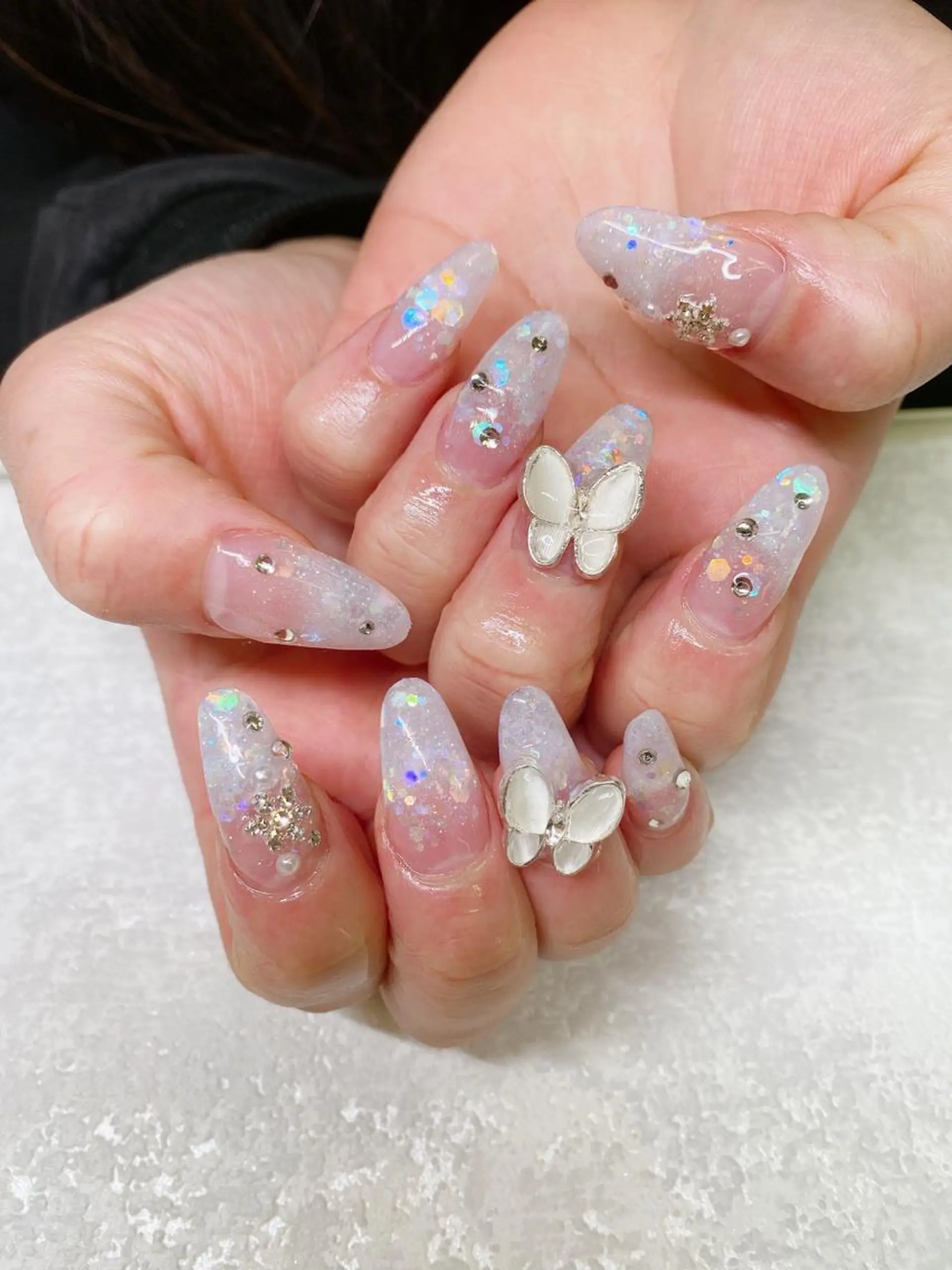 ミディアム ハンドネイル JNA認定講師🌸 RIEのネイルデザイン