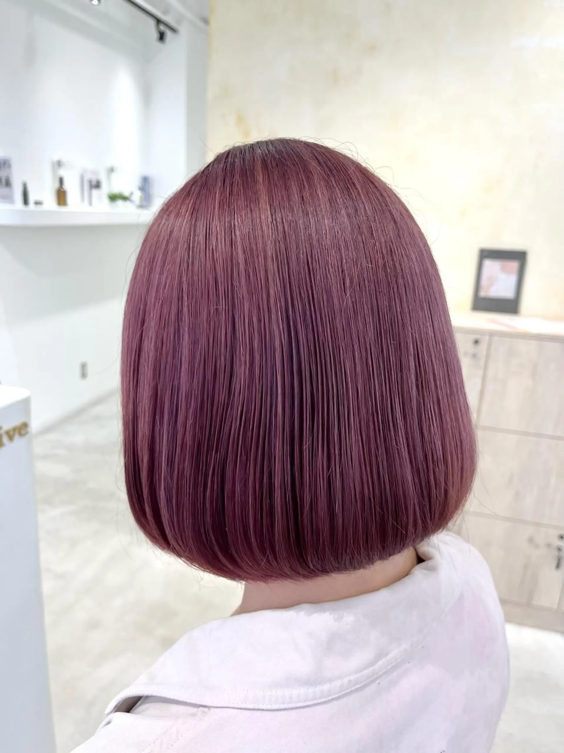 ショート カラー カット ヘアカラー ボブ/美髪矯正 /佐藤　奈巳のヘアスタイル