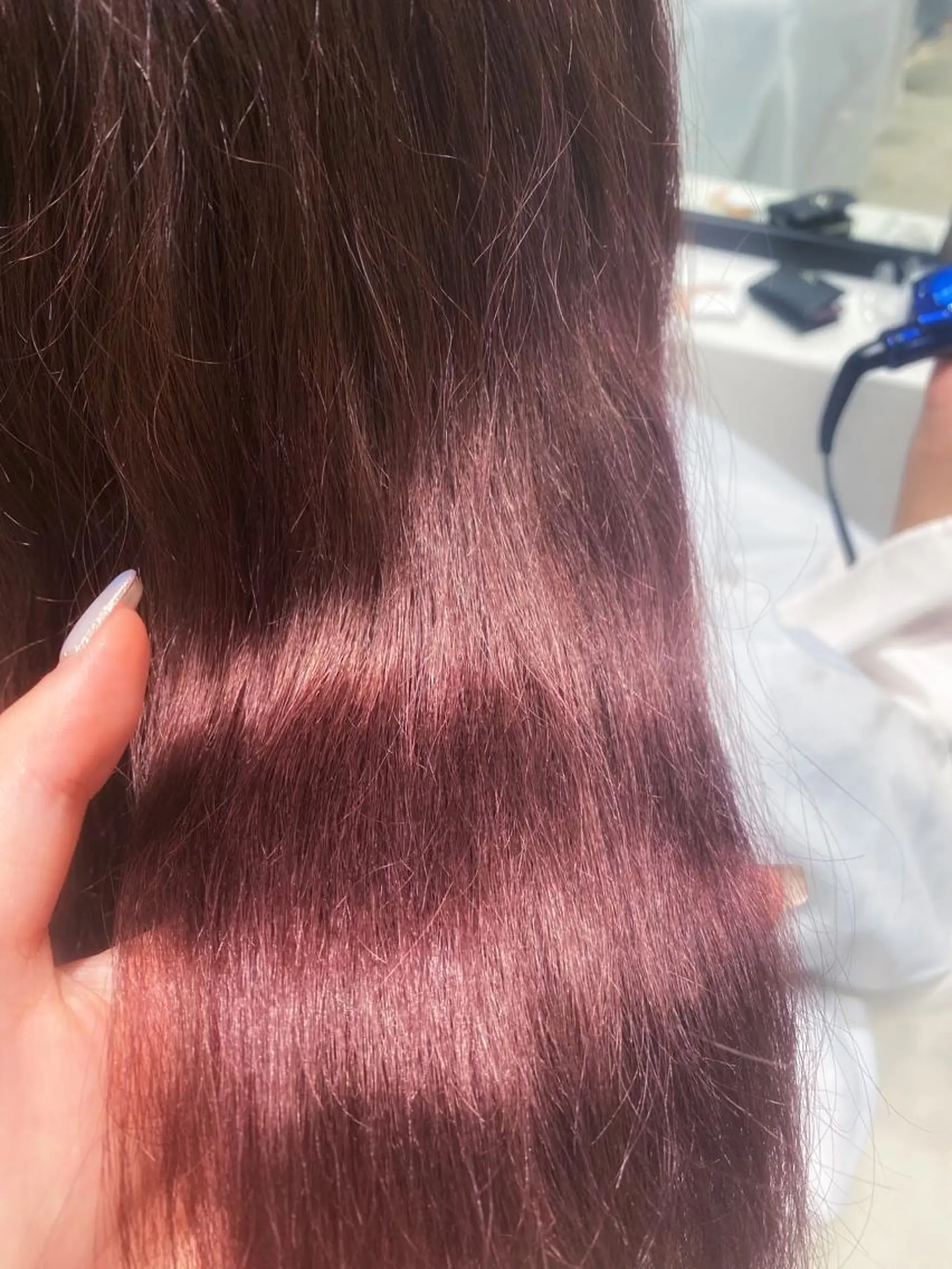 ミディアム カット ヘアカラー トリートメント 艶カラー/韓国風ヘア 💎shioneのヘアスタイル