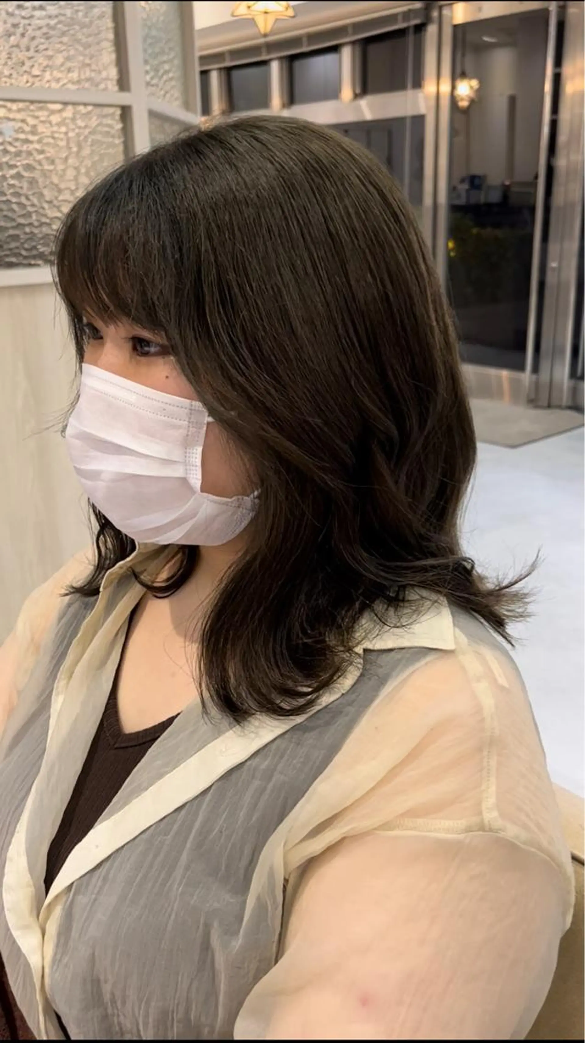 ロング 縮毛矯正/髪質改善 斉藤春のヘアスタイル