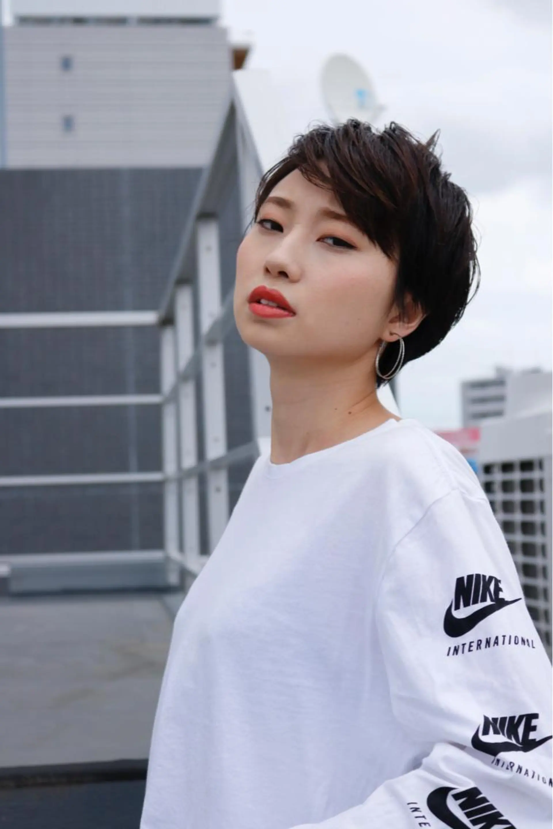 ショート ショートヘア 柏木  彩花のヘアスタイル