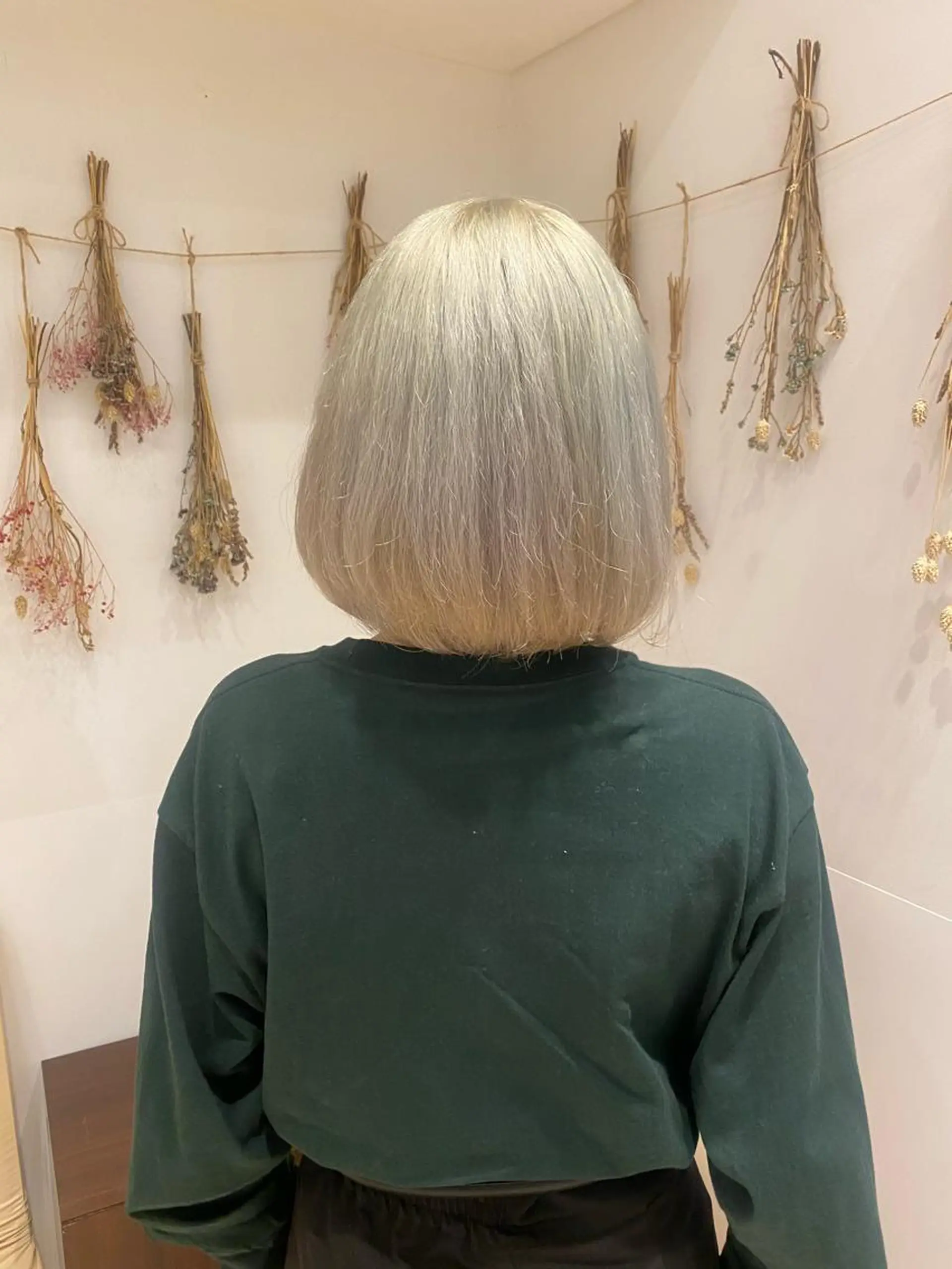 ミディアム カラー ブリーチ ケアブリーチ はだゆうき @hadadan08のヘアスタイル