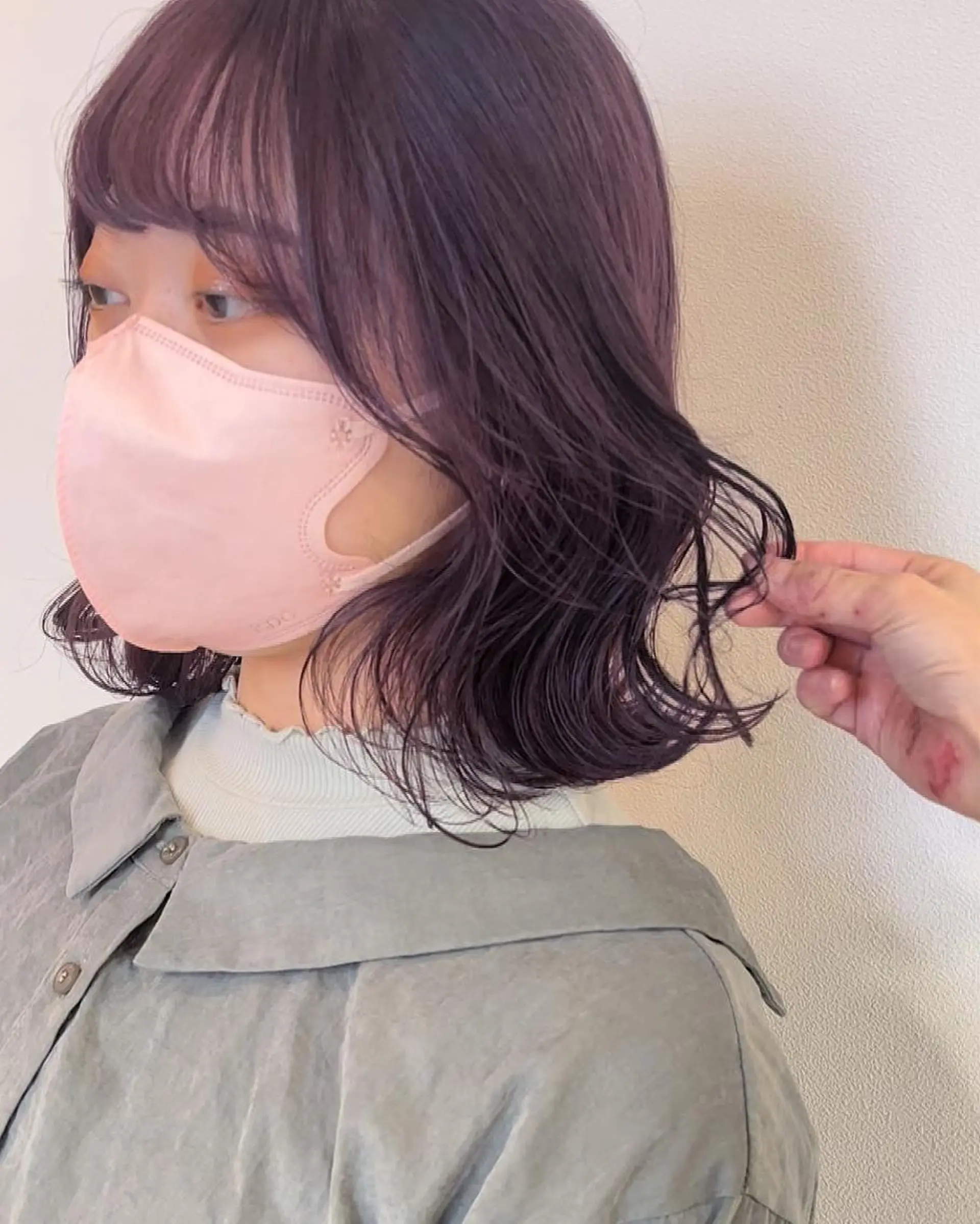 ミディアム カラー ヘアアレンジ 🌿菊池 瑠奈〰️のヘアスタイル