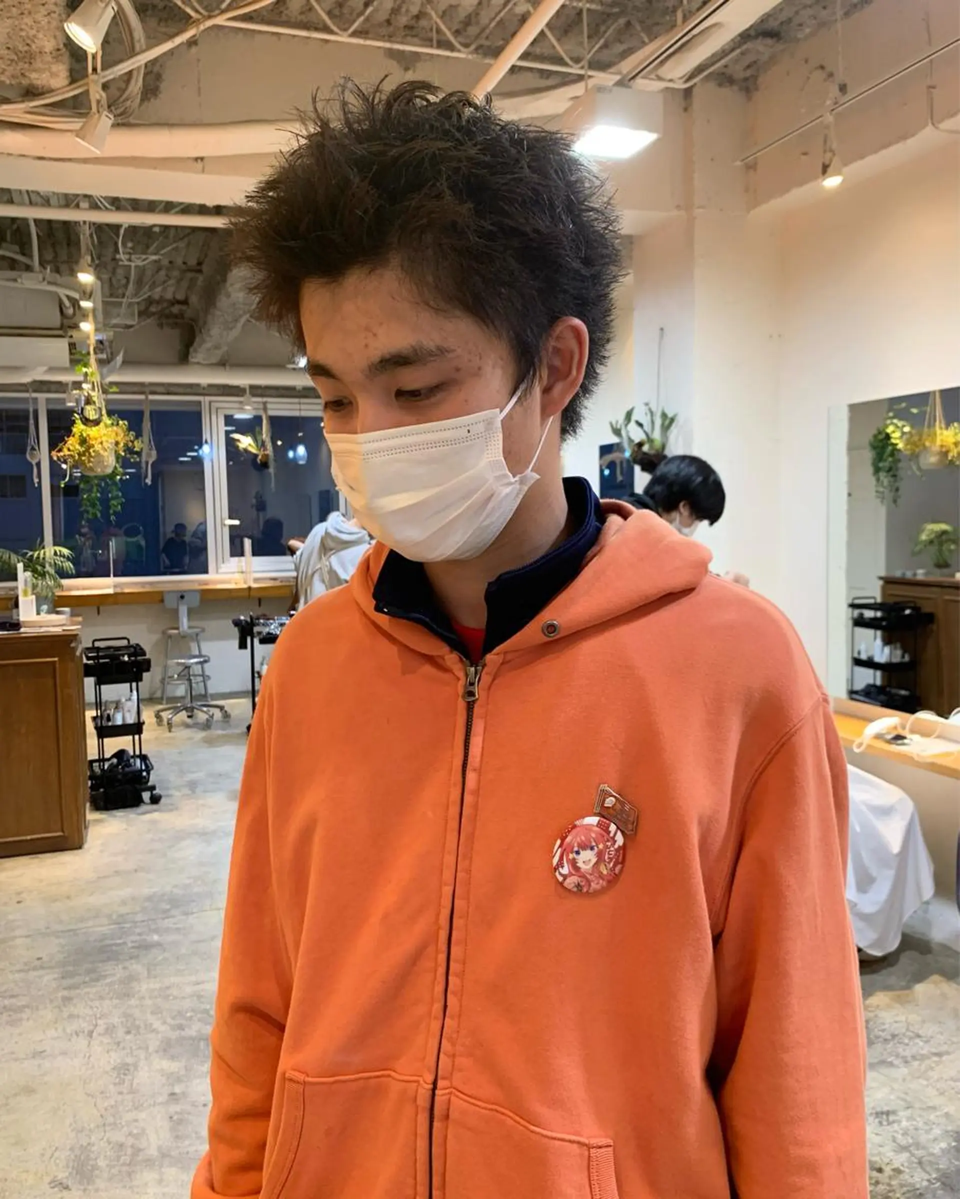 ショート メンズ カット トリートメント グランジヘア 無造作ヘアHYUGAのヘアスタイル