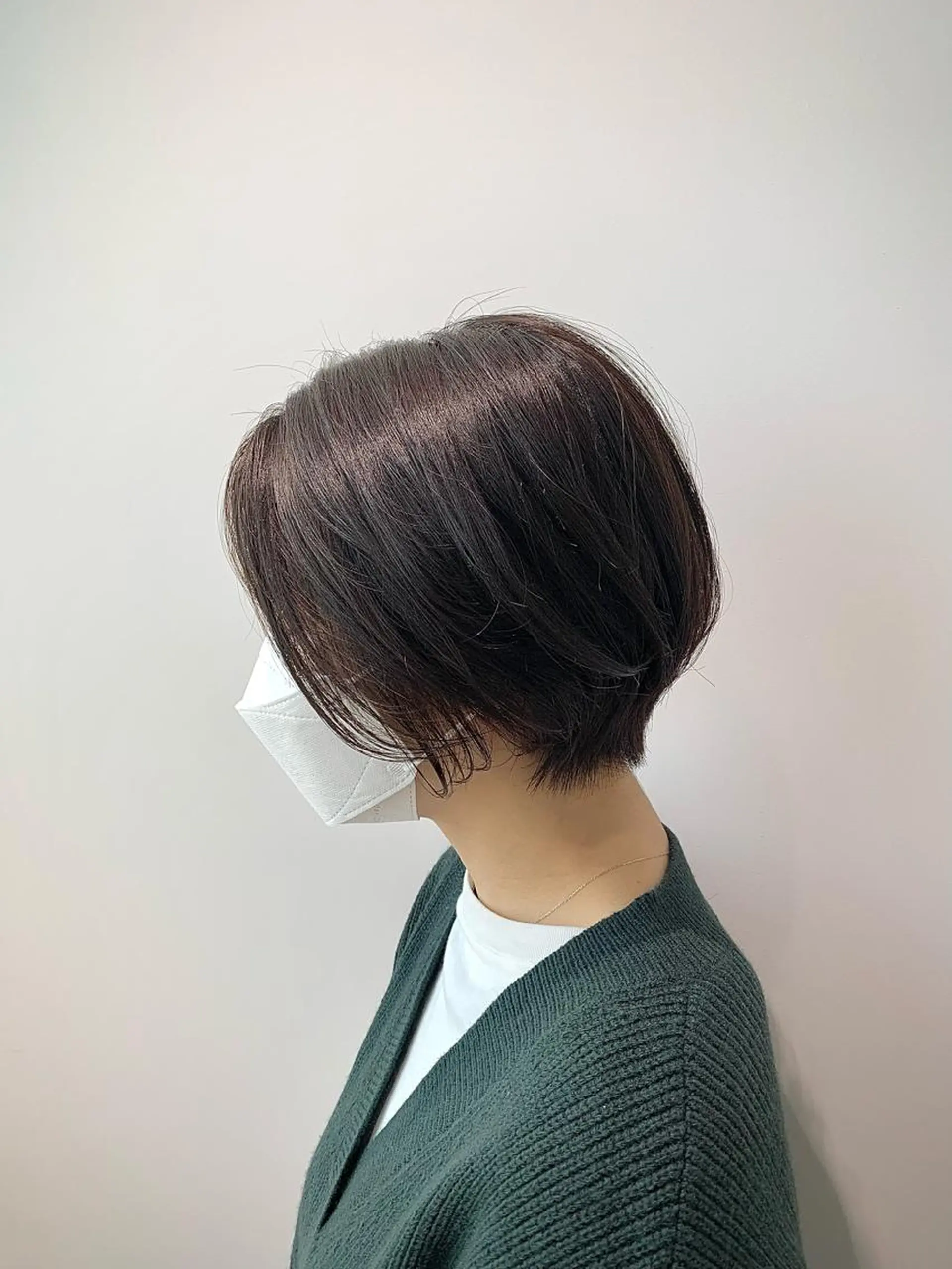 セミロング カラー ヘアアレンジ GO TODAY SHAiRE SALON 梅田店所属・柔らかくすみカラー ボブ/ショートのヘアスタイル
