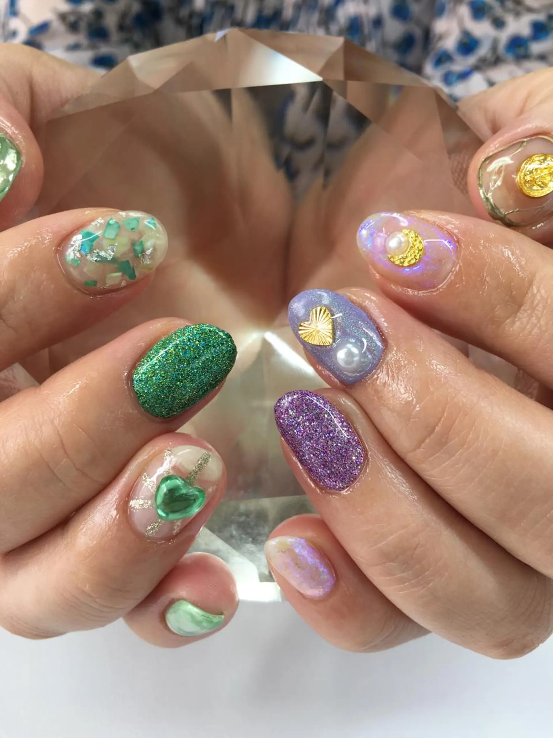 ネイル 持ち込み ハンドネイル glow_ nailのネイルデザイン