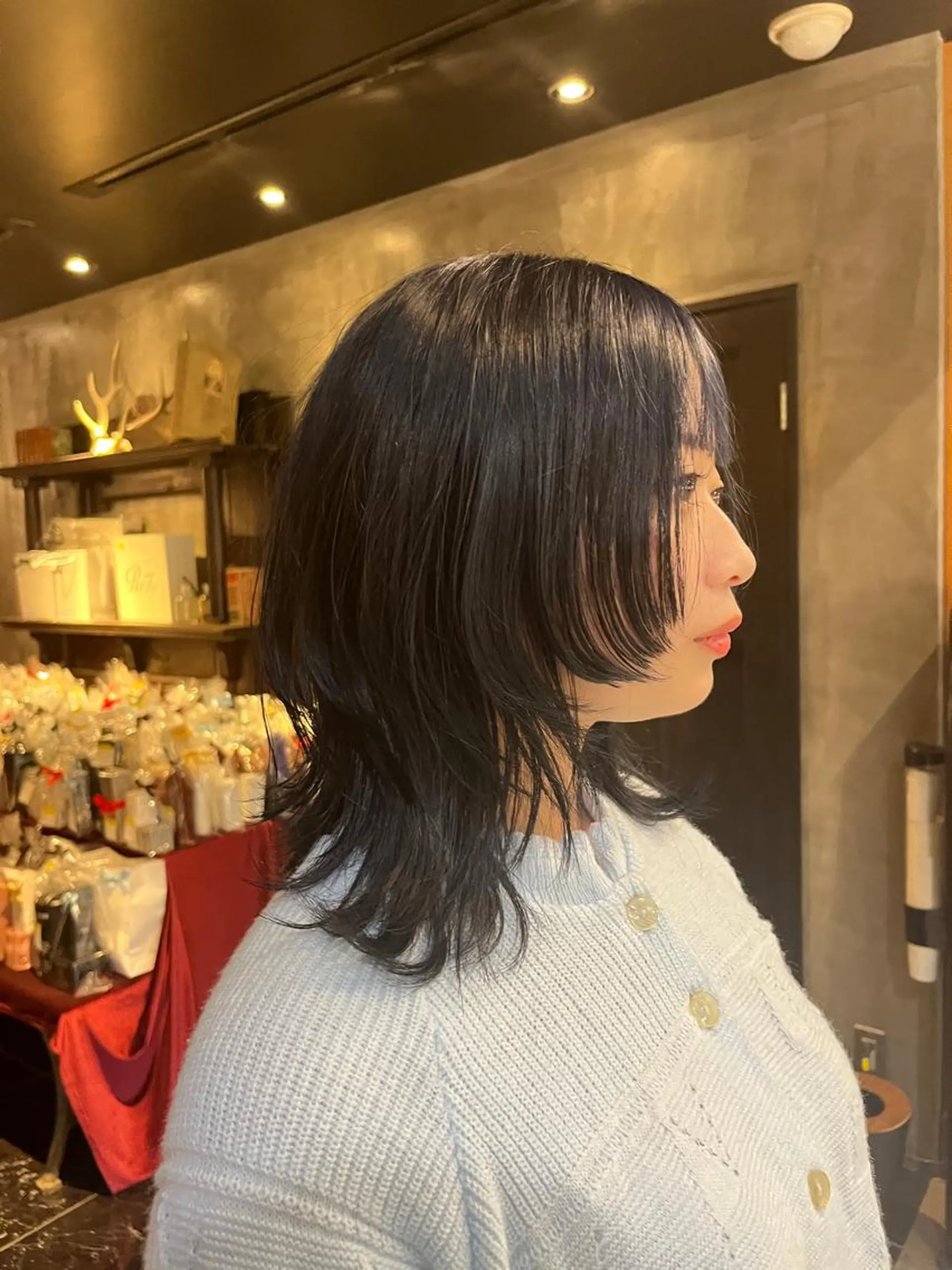 ミディアム カラー カット ヘアカラー HAIR MAKE  miel所属・🫧透明感カラー🫧 SHINSEIのヘアスタイル