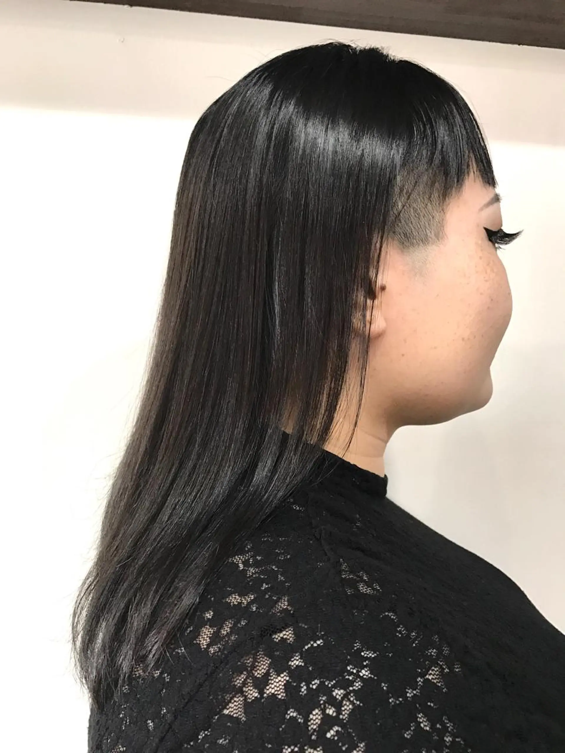 セミロング 縮毛矯正 女性専用サロン 【中崎町】ゆきみのヘアスタイル