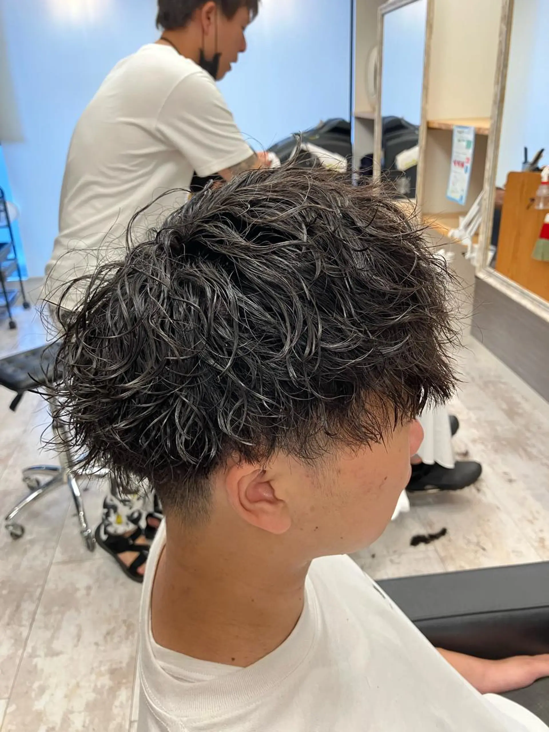 パーマ メンズ カット パーマ メンズ特化/パーマ/ フェードWATARUのヘアスタイル