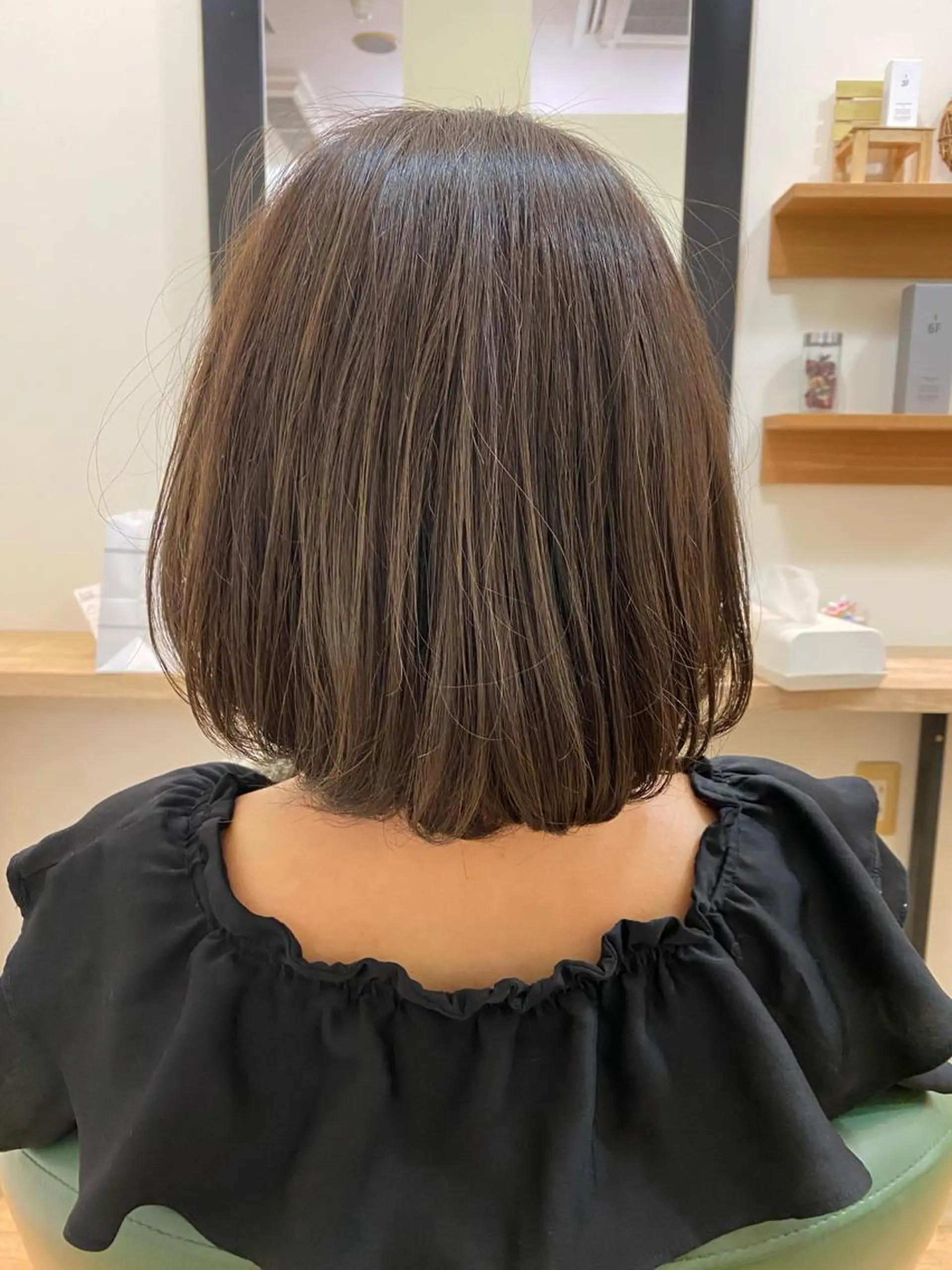ミディアム カラー ボブ hair&eyelash Truth所属・名古屋市北区/黒川/ Truth上谷綾子のヘアスタイル