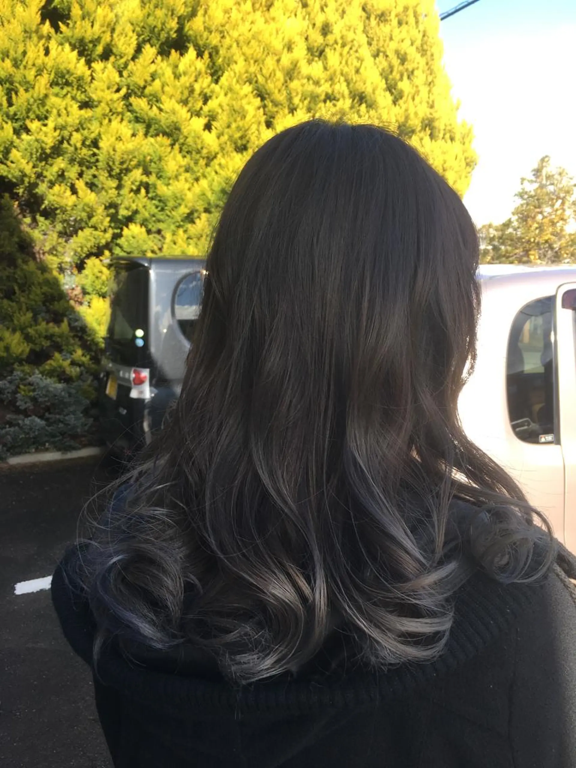 ロング カラー グラデーションカラー グレージュ ハイライトカラー ハイライト holm hair所属・酒井 透のヘアスタイル