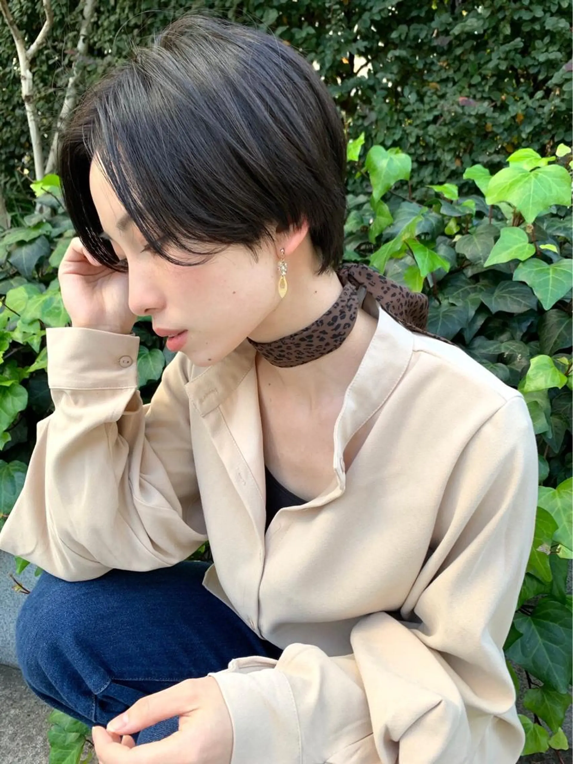 ショート カット ヘアカラー トリートメント Toiro 中目黒のヘアスタイル