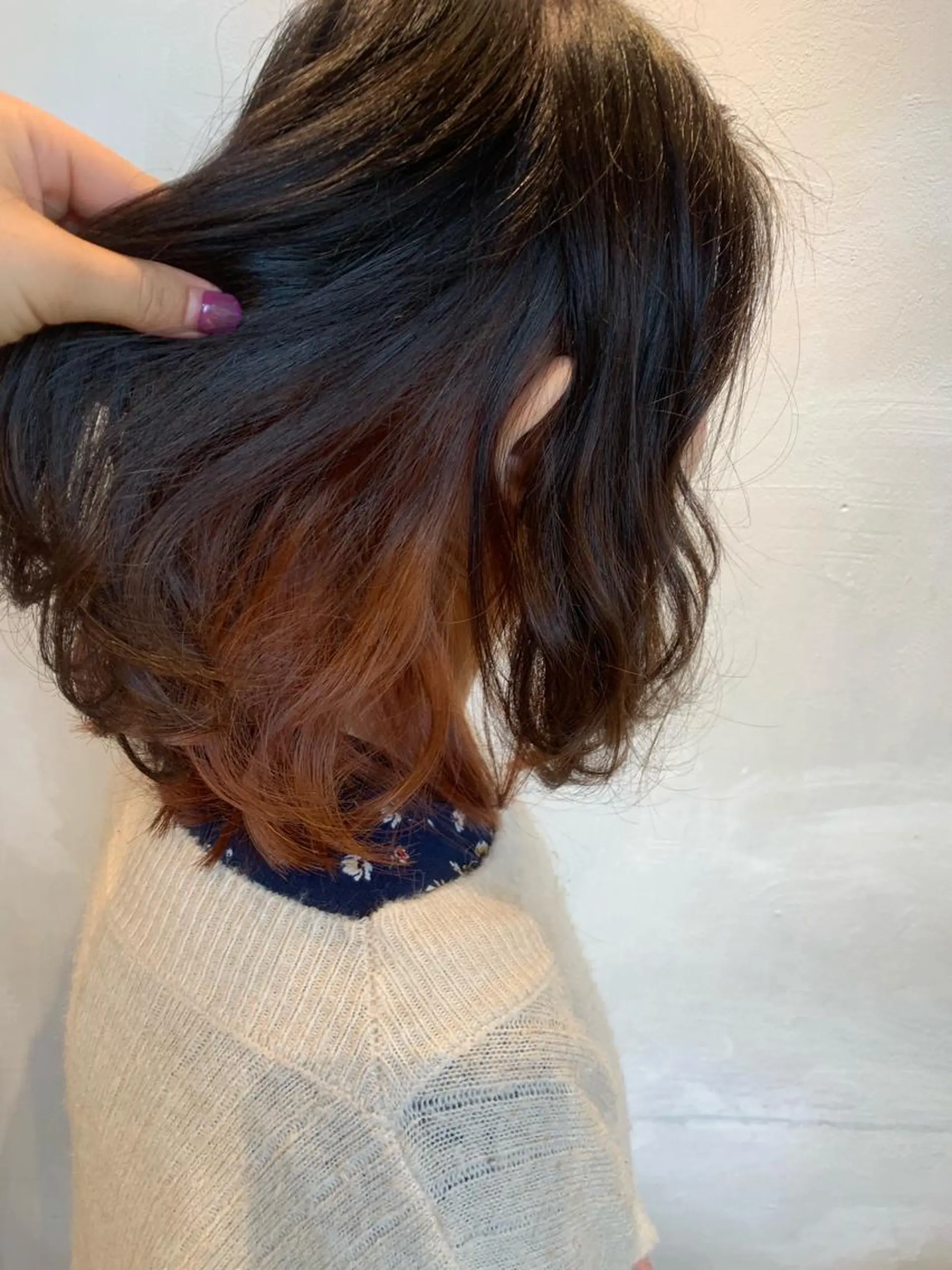 カラー ブリーチ インナーカラー オレンジ ピンクカラー ルラブランシェ所属・🫧美髪カラー🫧 MANAMIのヘアスタイル