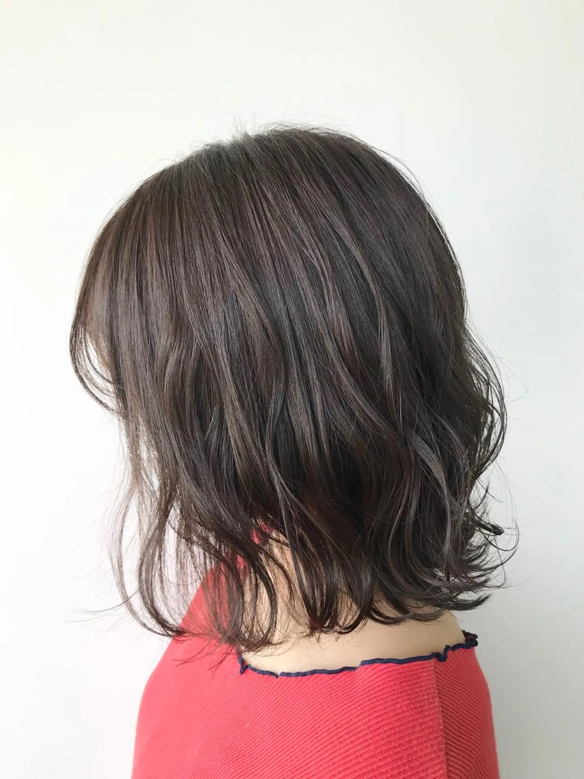 ミディアム カラー ベージュカラー🤎 鈴木サトミのヘアスタイル