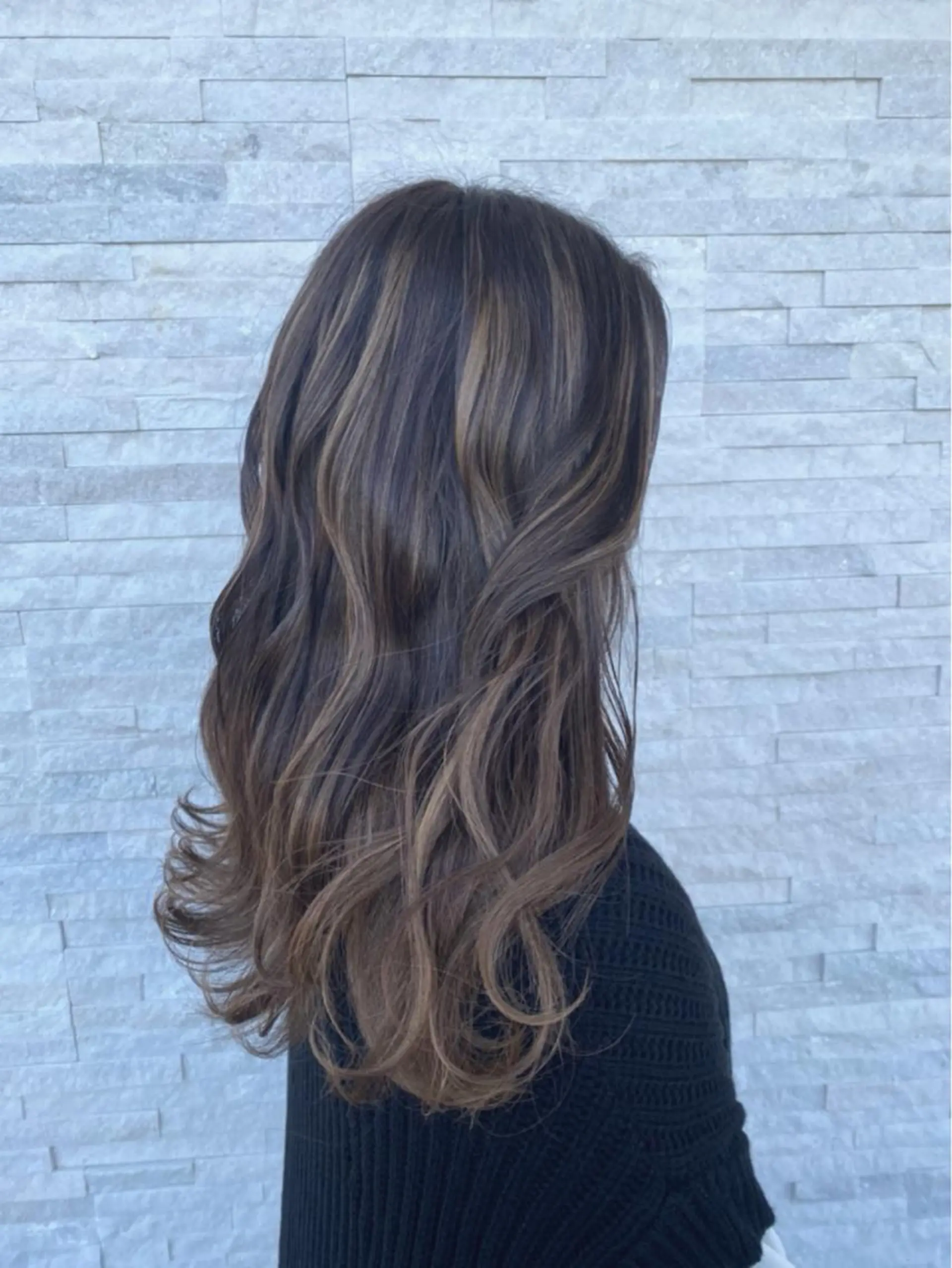 ロング カラー 美容室 ソンリエのヘアスタイル