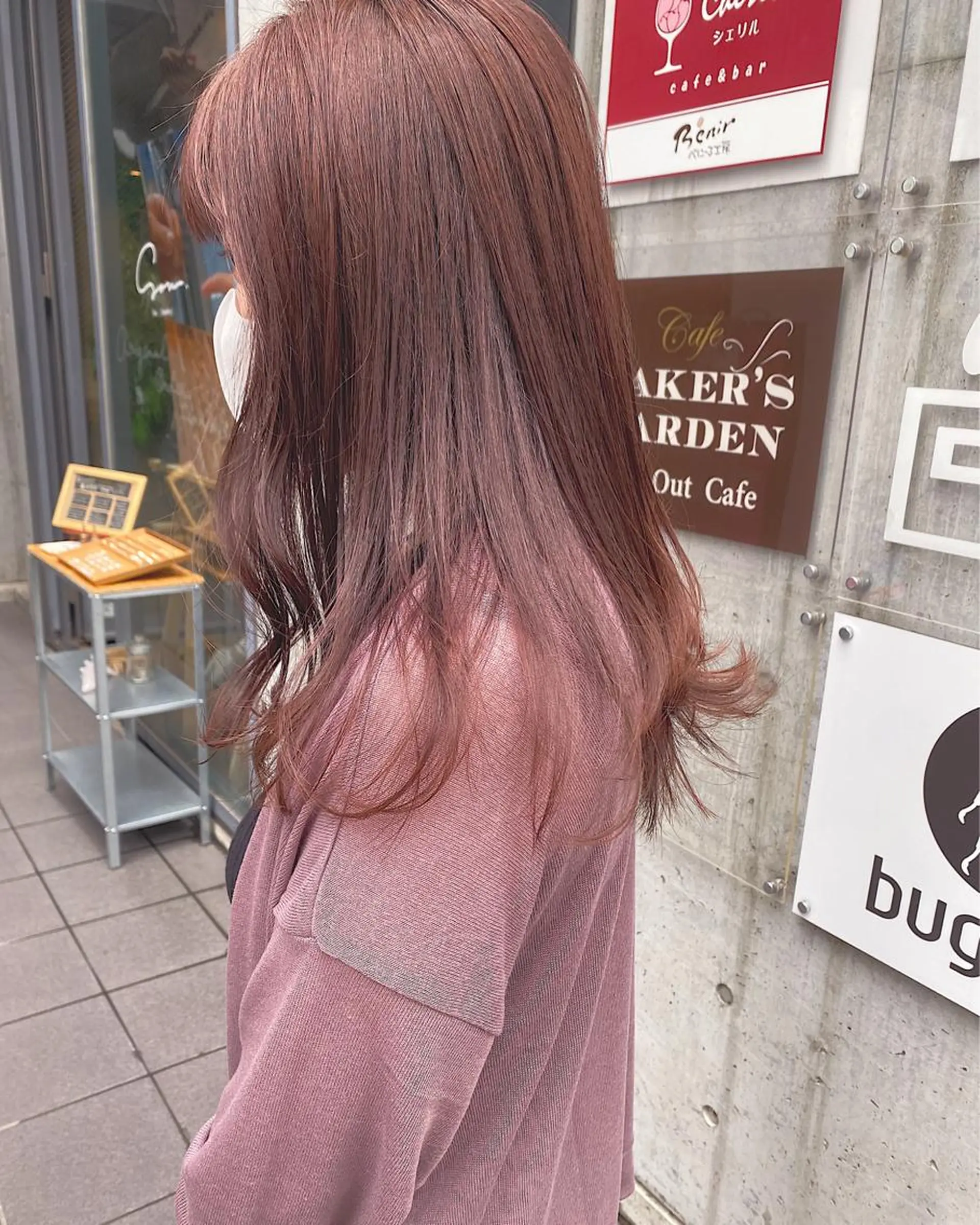ロング カラー ピンクカラー ♡manami ♡のヘアスタイル