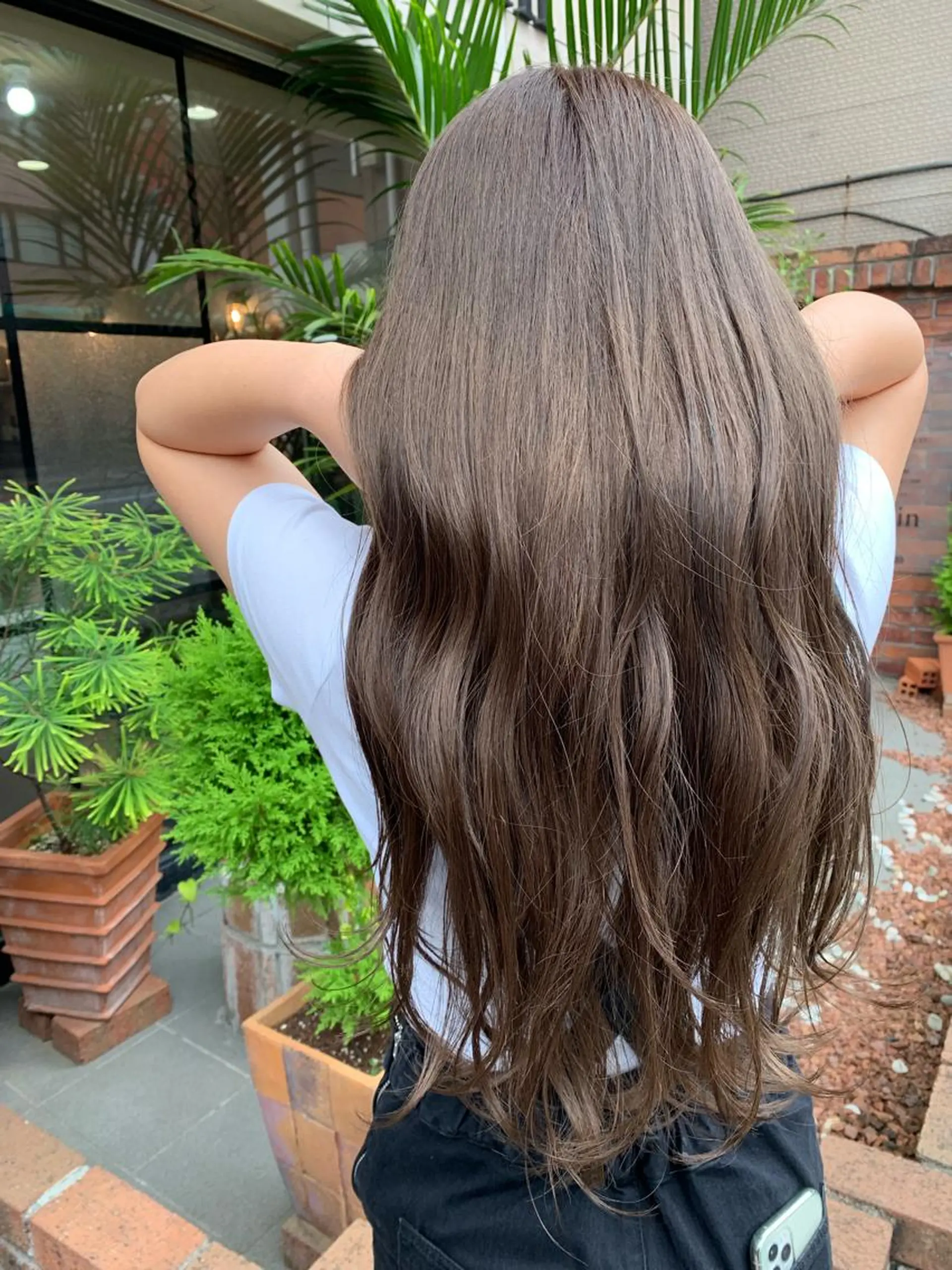 ロング カラー アッシュ ヘアカラー SHIAN 八王子👼鬼塚さやかのヘアスタイル