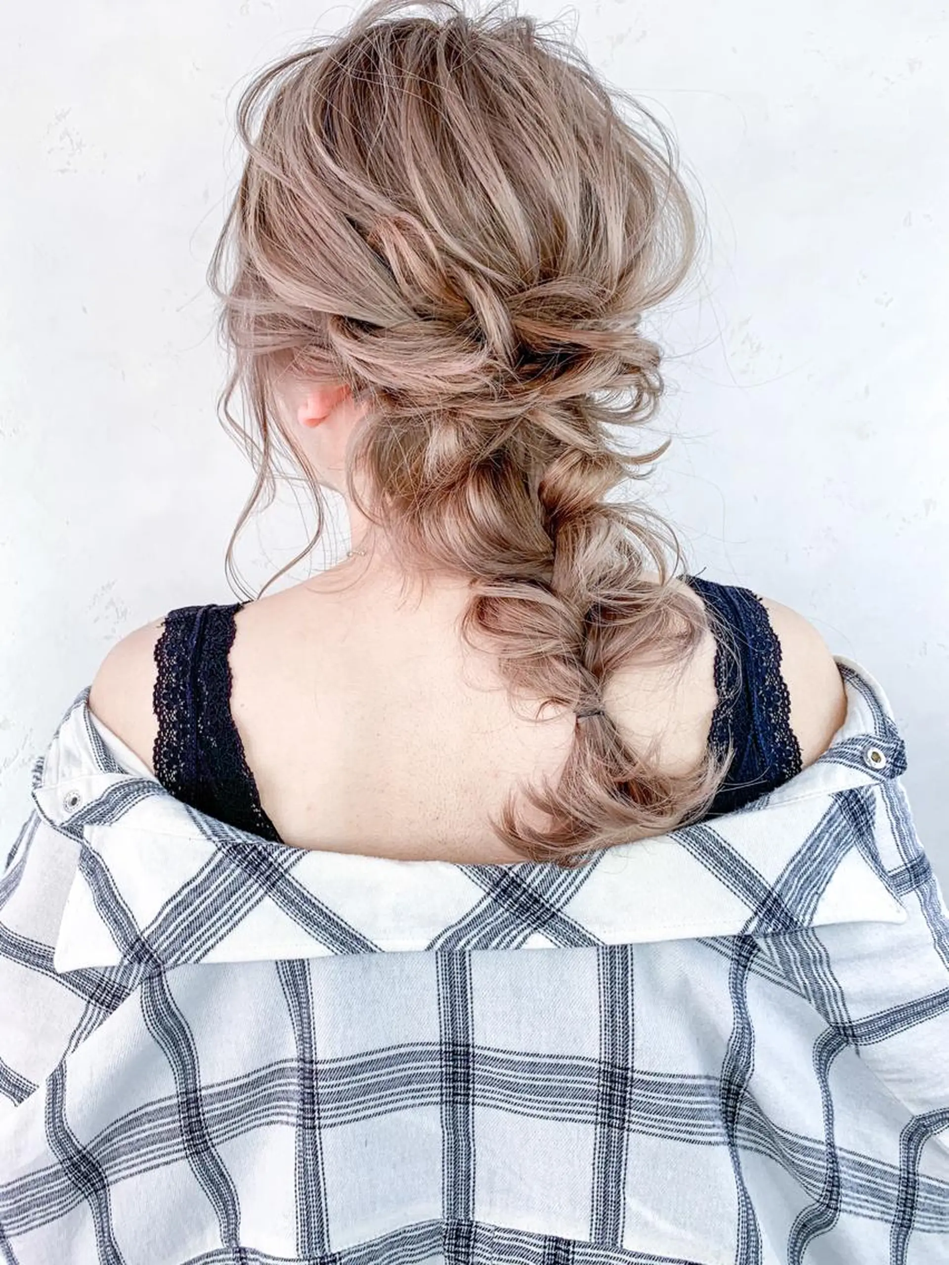 セミロング カラー パーマ LUXBE  HAKATA博多バスターミナル店所属・Luxbe hakataのヘアスタイル