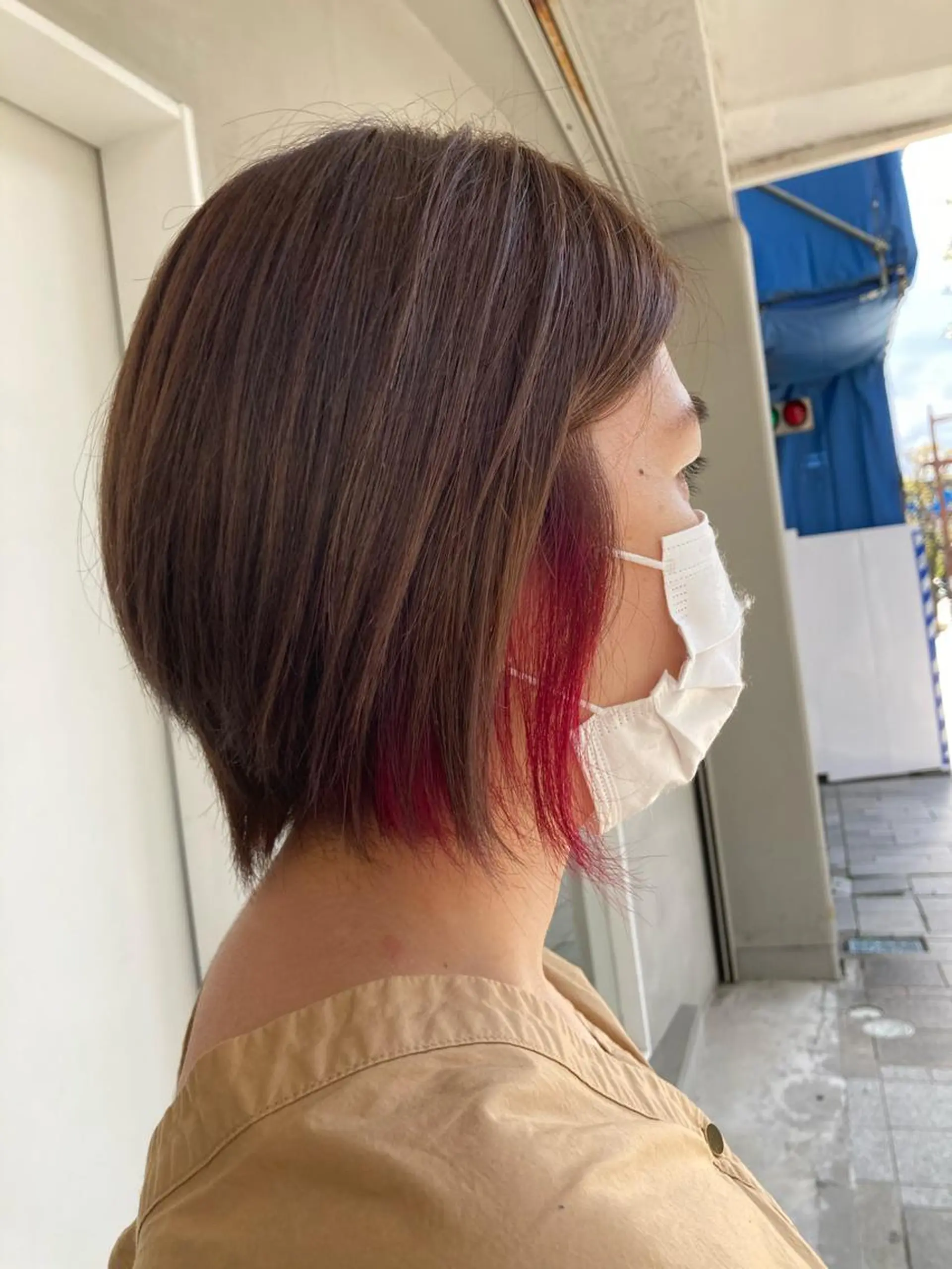 ショート ヘアカラー トリートメント 【GUK】 🦋RIN🦋のヘアスタイル