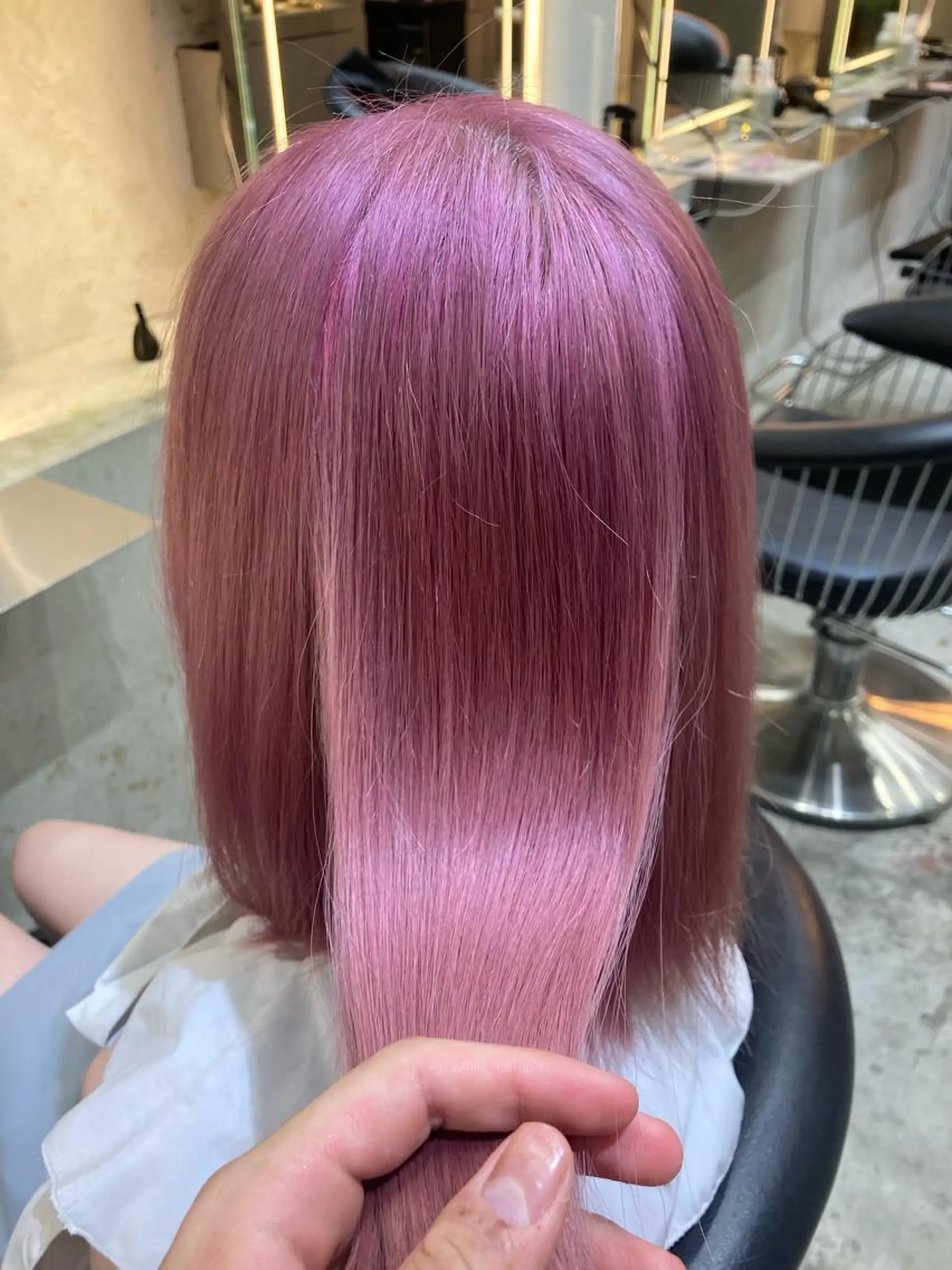 ミディアム ヘアカラー トリートメント レイヤーカットモデル ショートカット/颯大のヘアスタイル