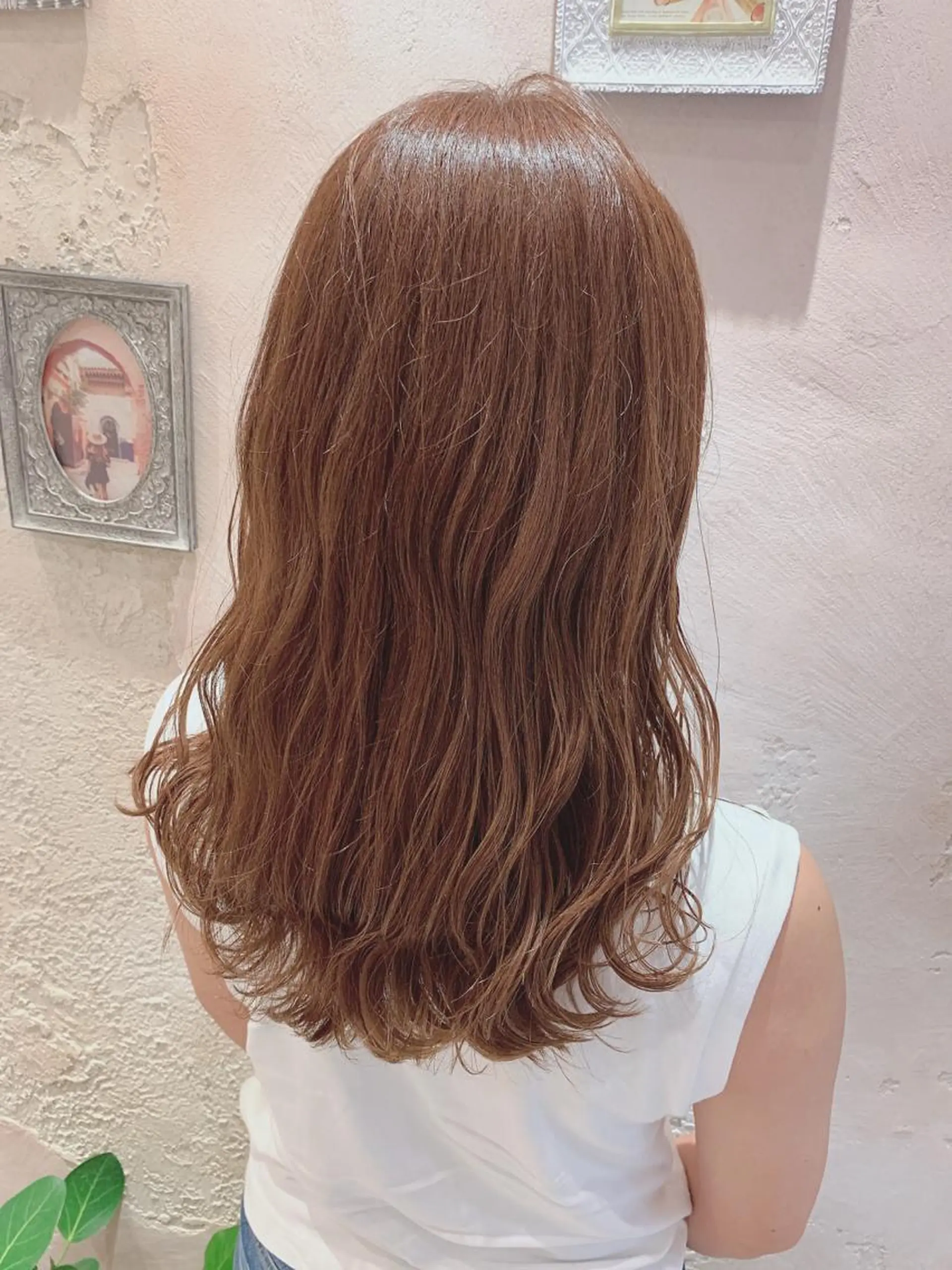 ミディアム アッシュ カット ヘアカラー トリートメント 代表山口ひな 髪質改善のプロのヘアスタイル