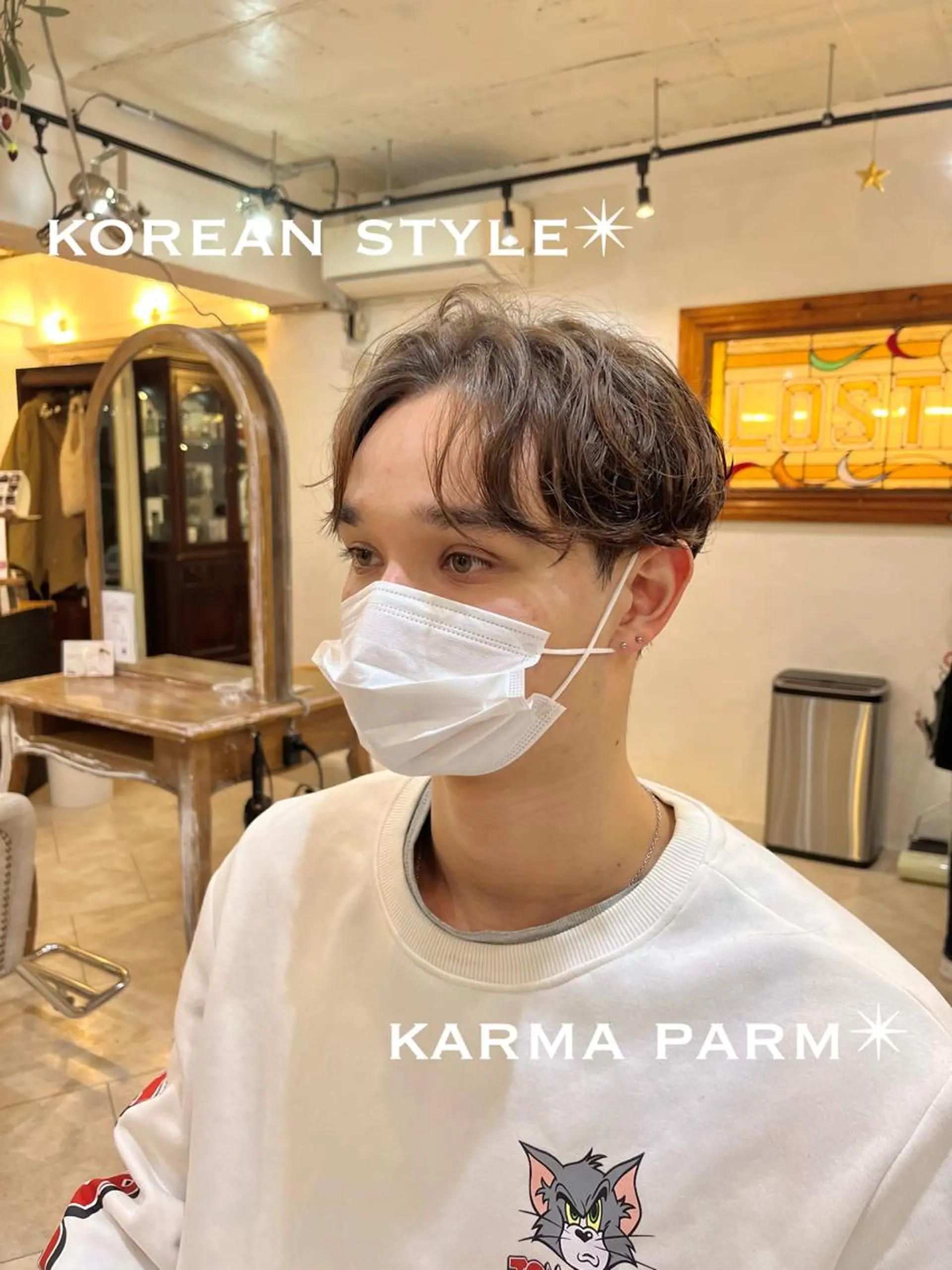 ショート 韓国風ヘア カット パーマ 本場の韓国ヘア 🇰🇷チ・ヨンジュのヘアスタイル