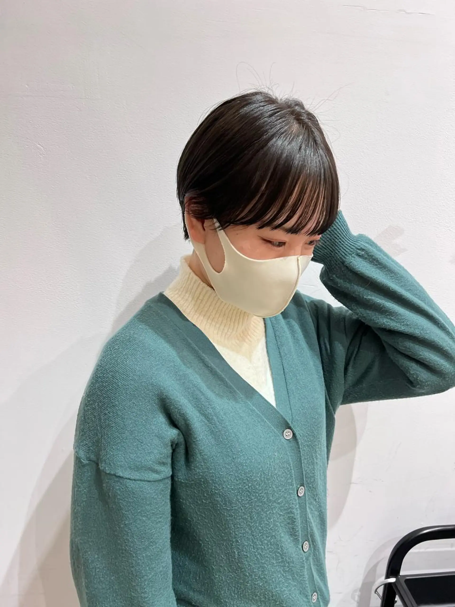 ショート カット ヘアカラー トリートメント ally hairsalon所属・Emi .のヘアスタイル