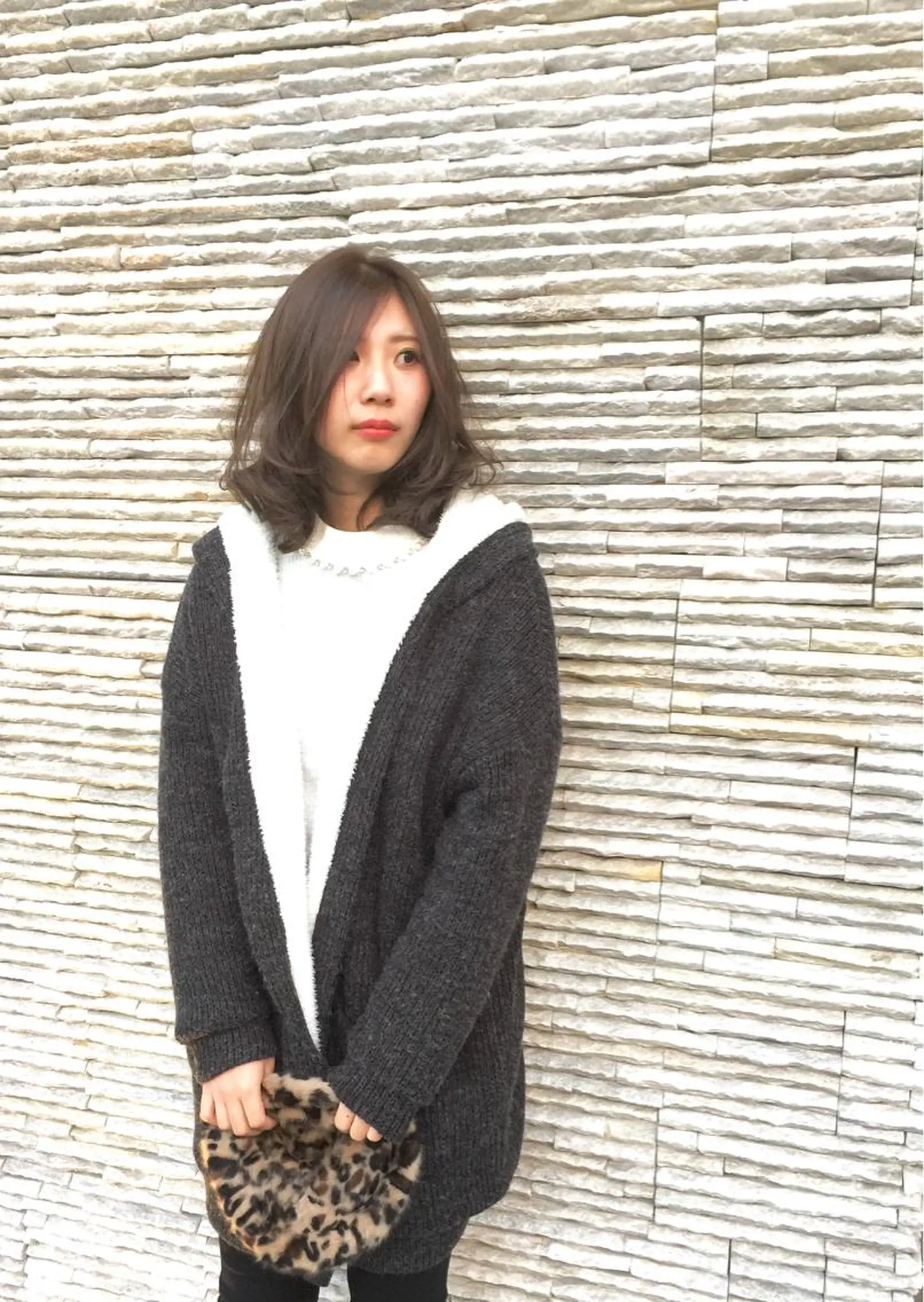 ミディアム La fith  hair chill 松山大街道店所属・不動令 認定カラーリストのヘアスタイル