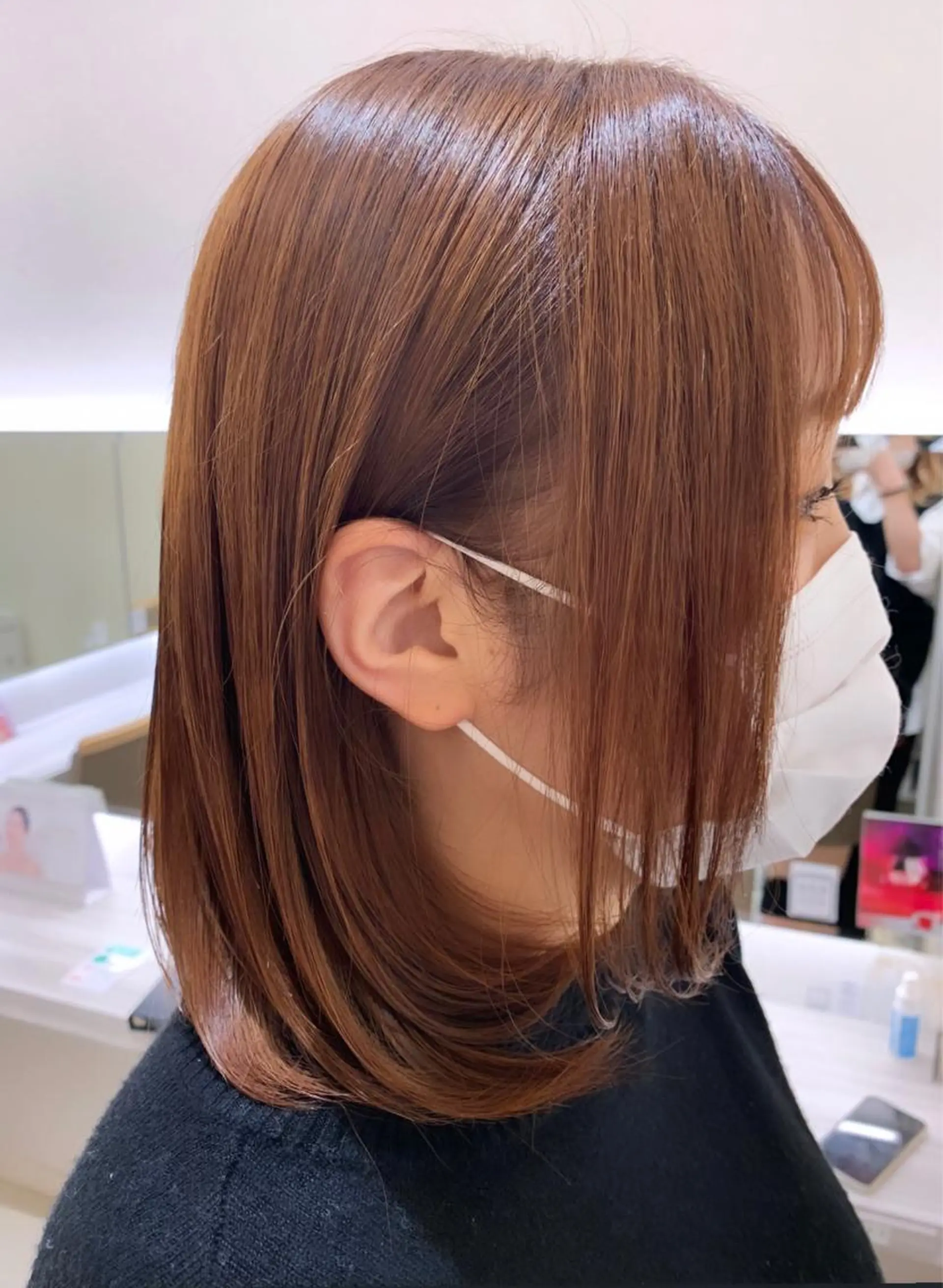 ショート カラー カット ヘアカラー トリートメント 🌹似合わせカラー/ 酸性縮毛🌹野本麗奈のヘアスタイル