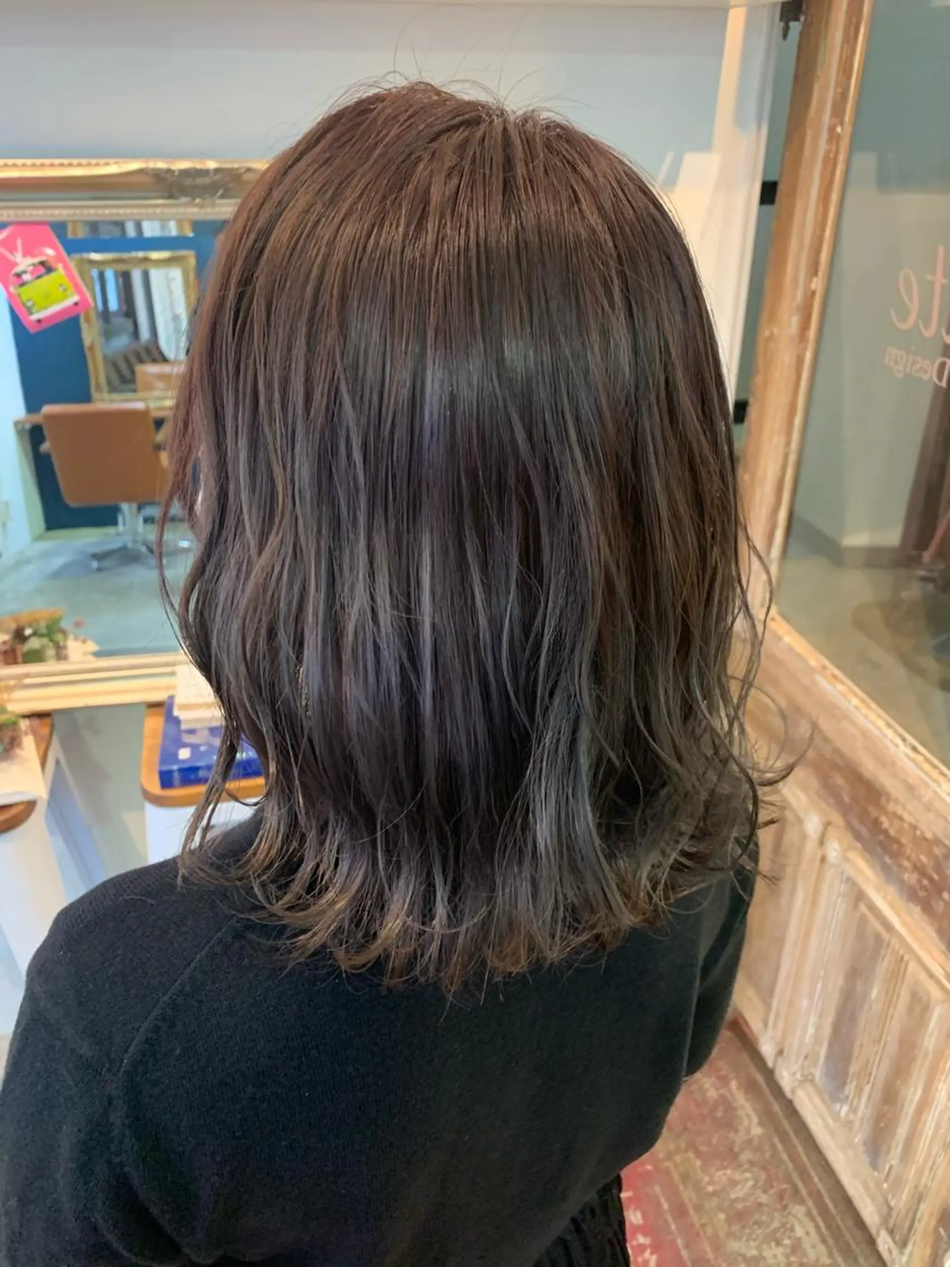 ミディアム ヘアカラー トリートメント ヘッドスパ ヘアセット 大宮/山口 竣也のヘアスタイル