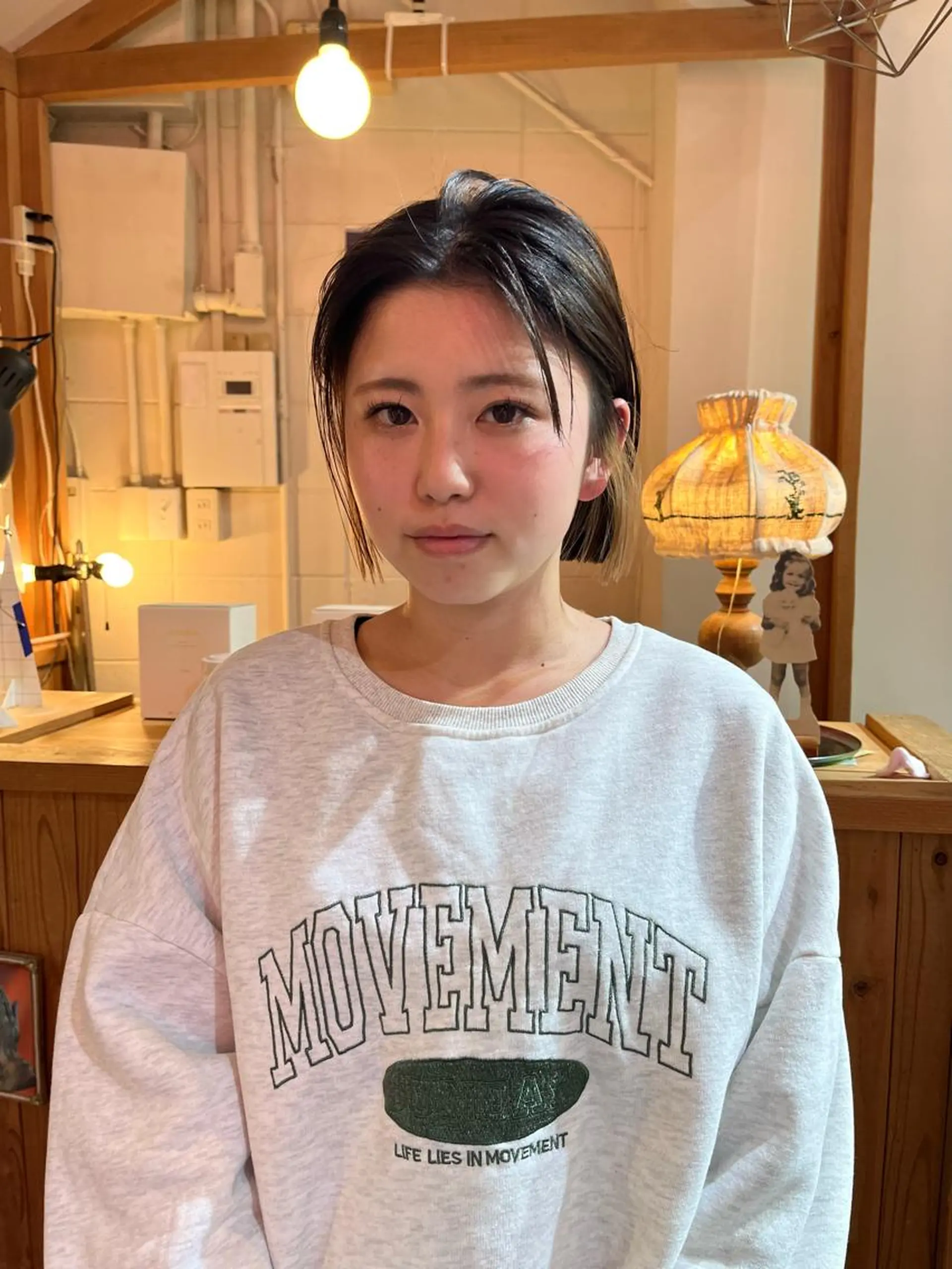 ショート ボブ カット iru所属・mi kiのヘアスタイル