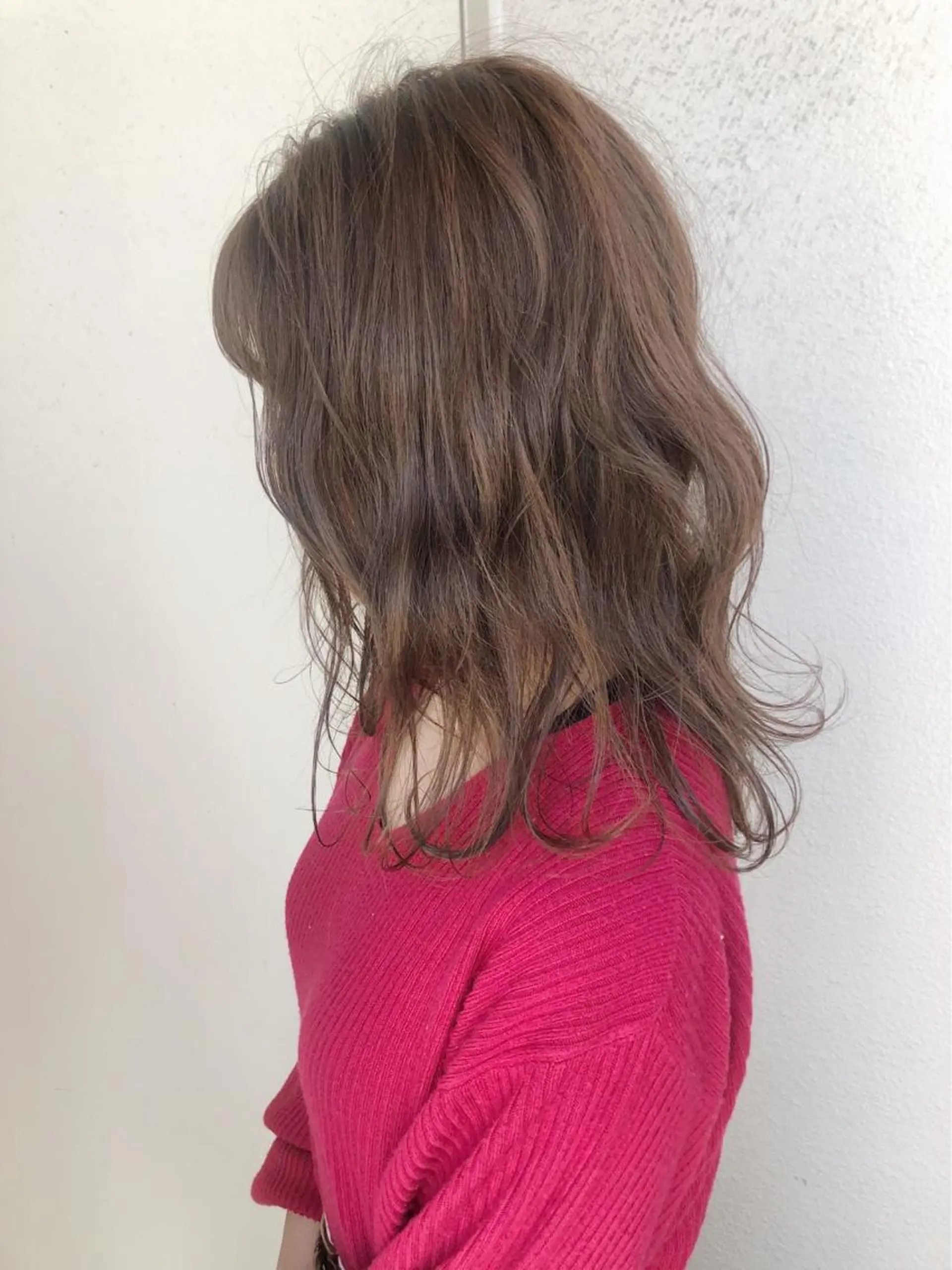 ミディアム カラー ヘアアレンジ カット ヘアカラー トリートメント NANA／trend style🕊🍑のヘアスタイル
