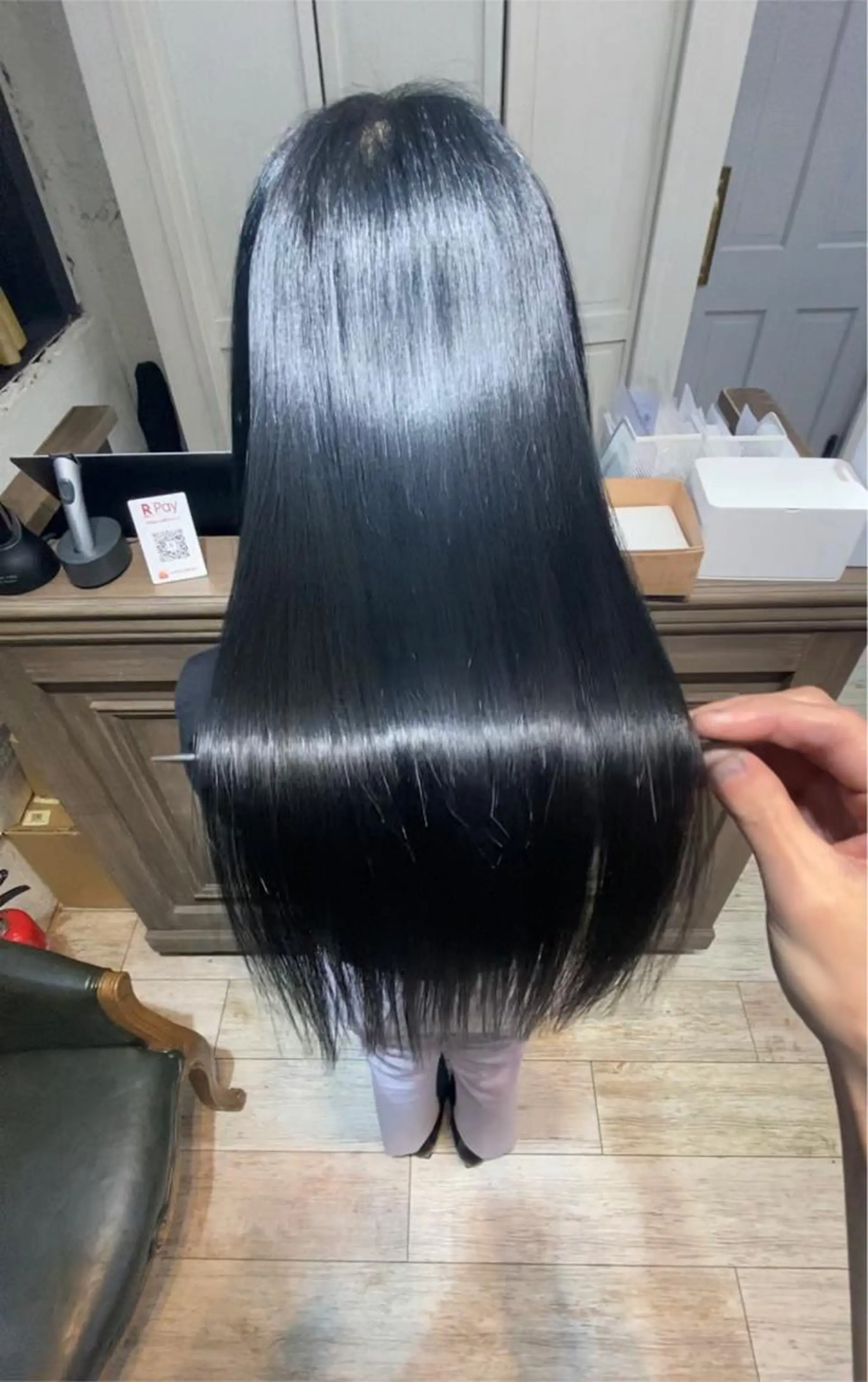 ロング shinka 髪質改善　縮毛矯正所属・美髪ストレート/美髪 レイヤー特化増原優斗のヘアスタイル