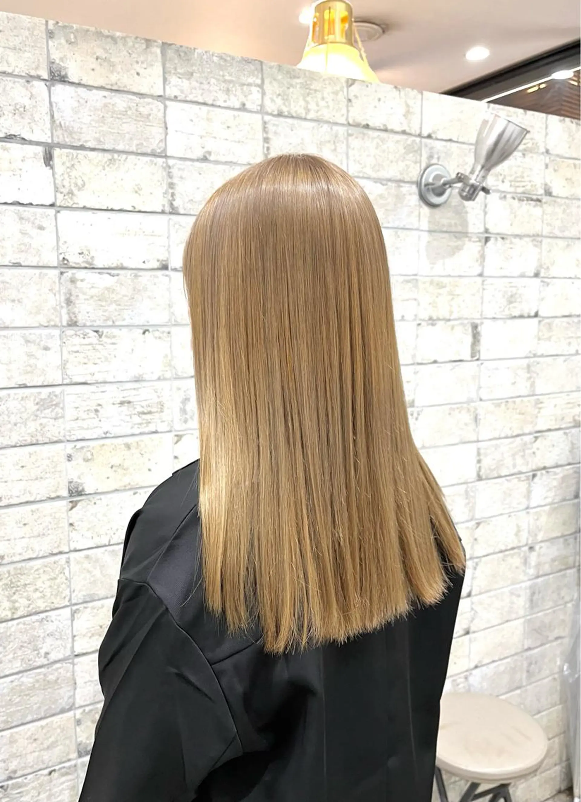 ロング カラー ベージュカラー 橋本 桂のヘアスタイル