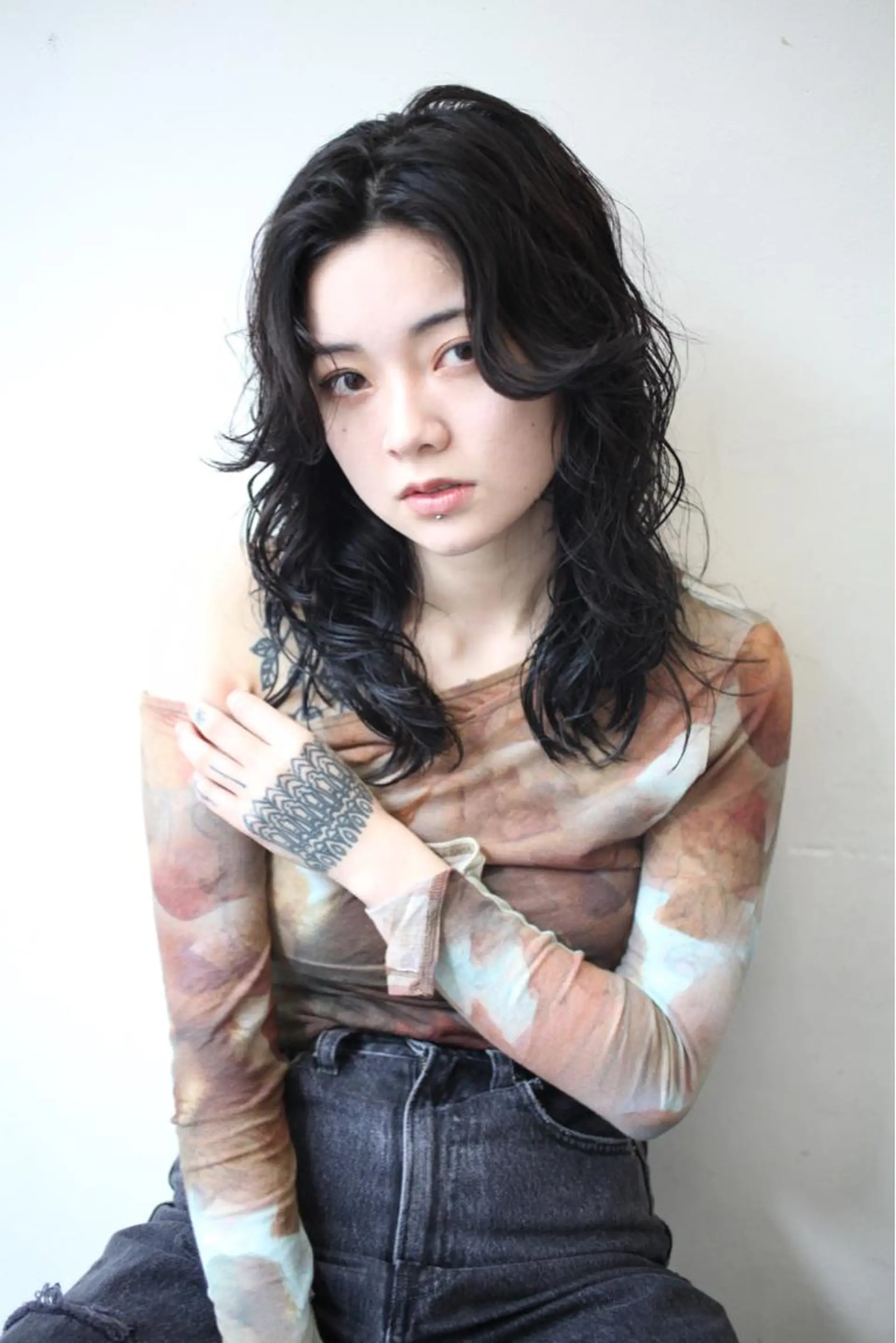 ミディアム パーマ カット パーマ レイヤーカット/艶髪 ✨💭KIRARIのヘアスタイル