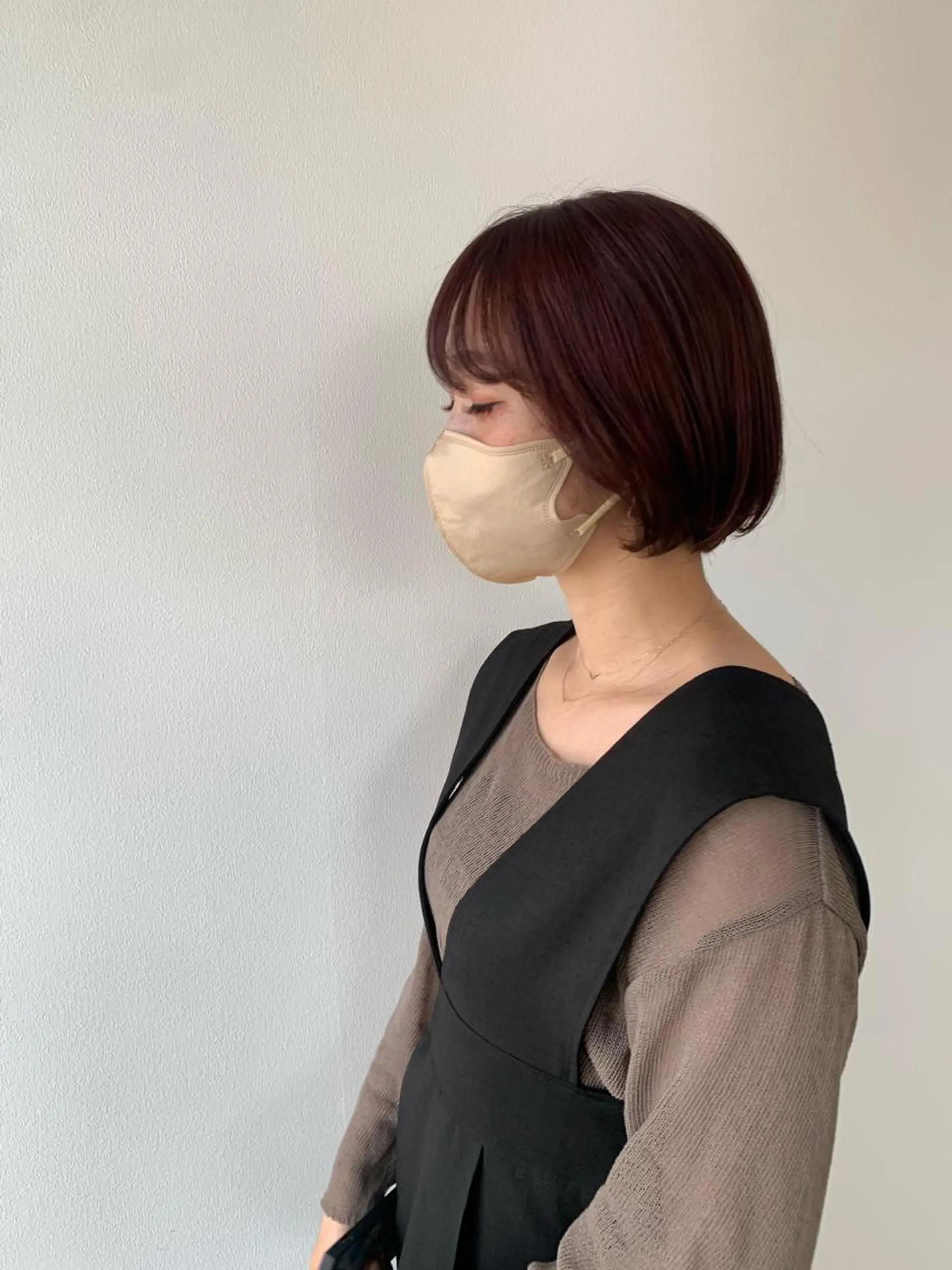 ショート カラー ボブ カット ヘアカラー トリートメント Libre×Reco所属・Libre 西野圭一のヘアスタイル