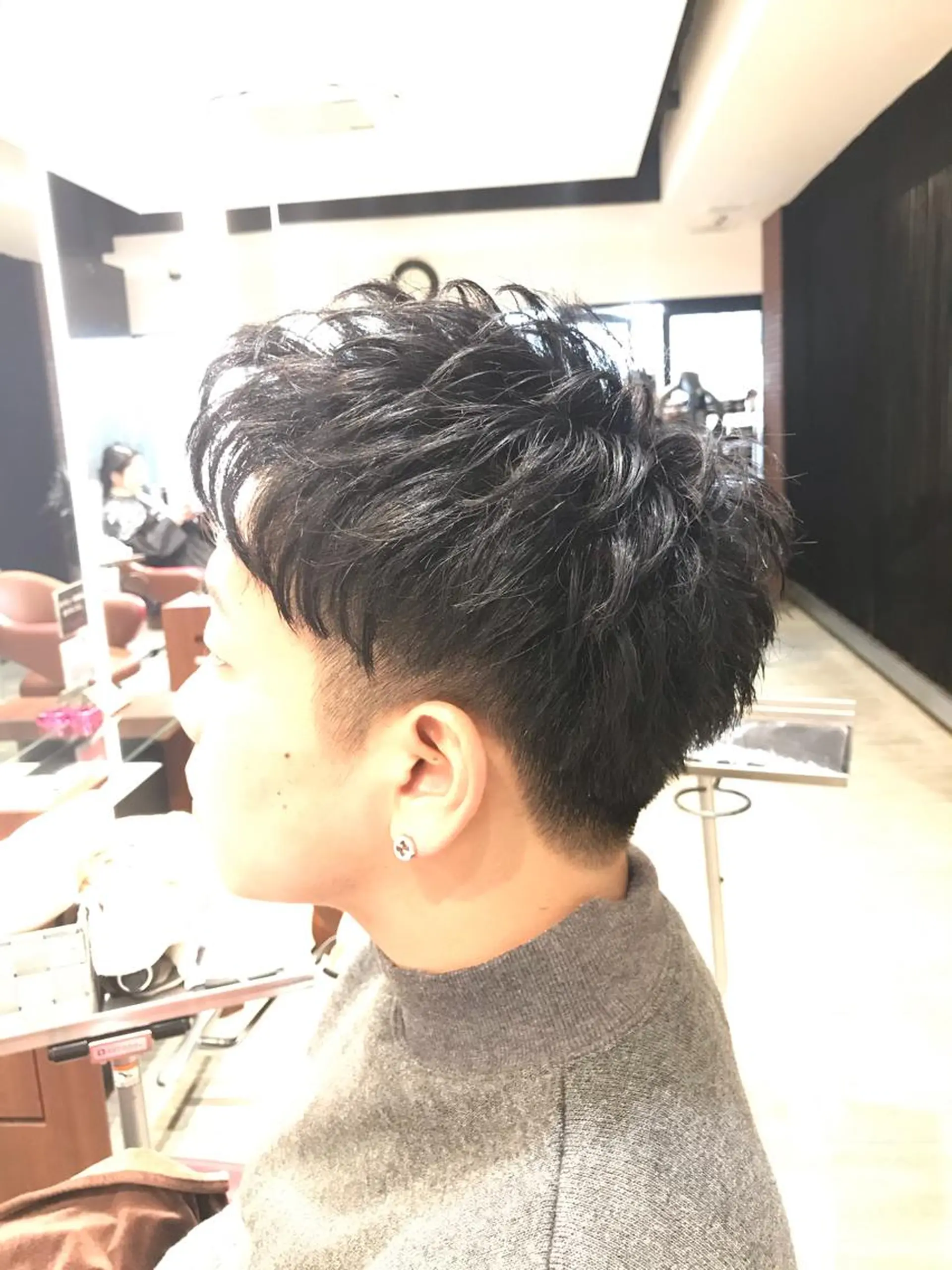 ショート メンズ カット パーマ 12月限定クーポン 💕大量更新ブリーチのヘアスタイル