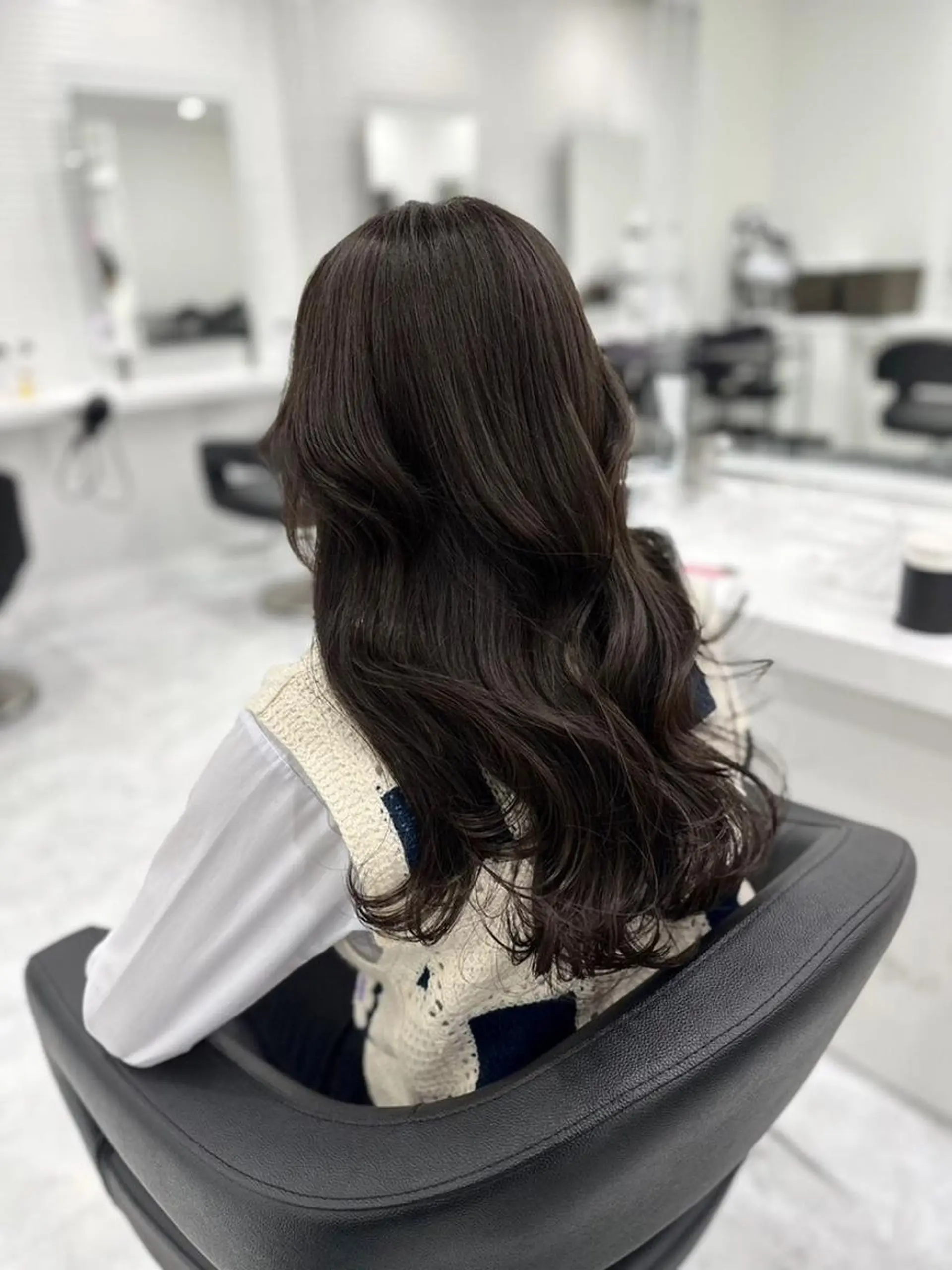 カラー ヘアカラー ヘッドスパ ヘアセット 池袋/韓国風レイヤー 🤍髪質改善のヘアスタイル