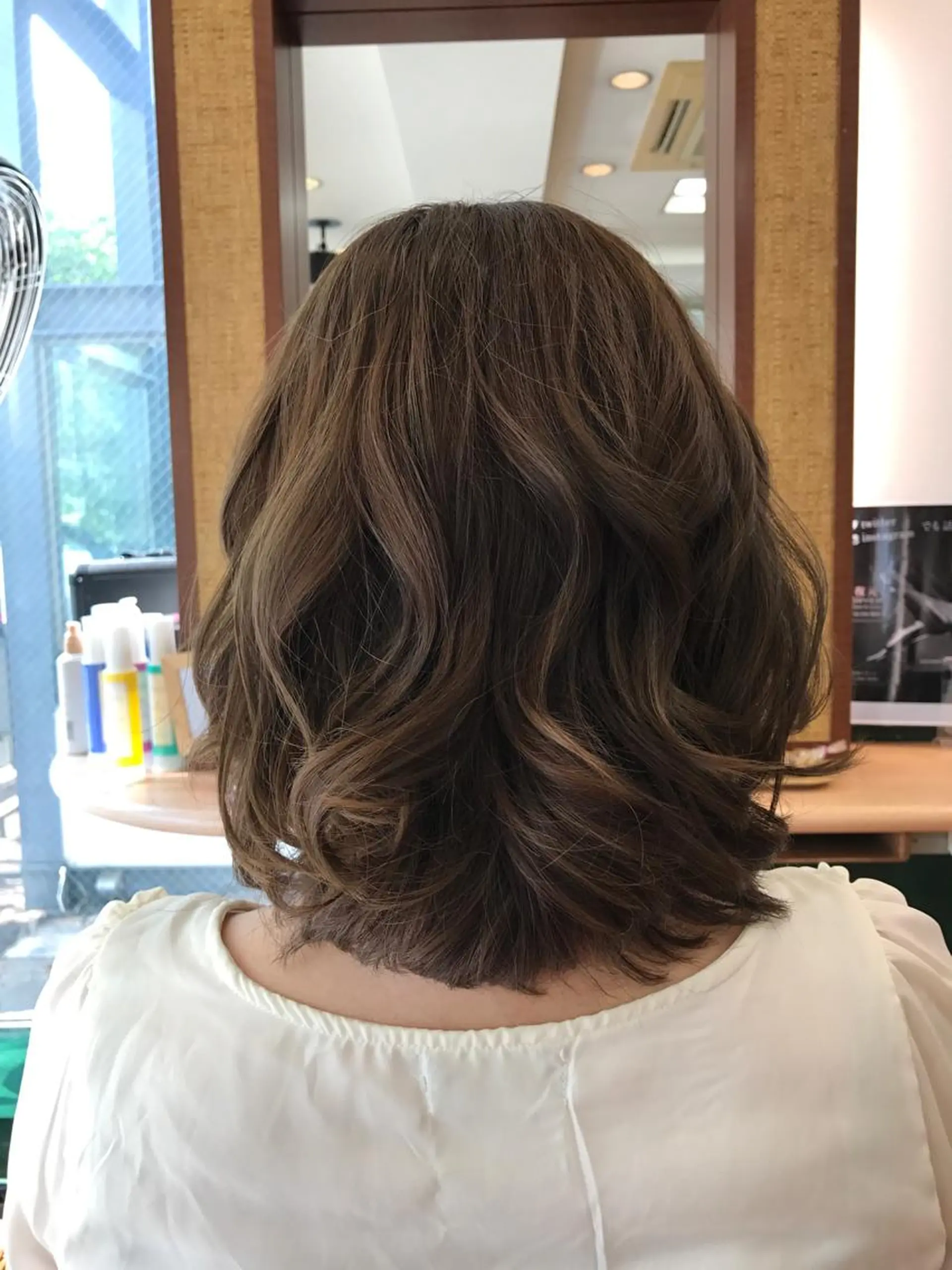 ミディアム カラー パーマ PANOLA所属・加藤 理沙のヘアスタイル