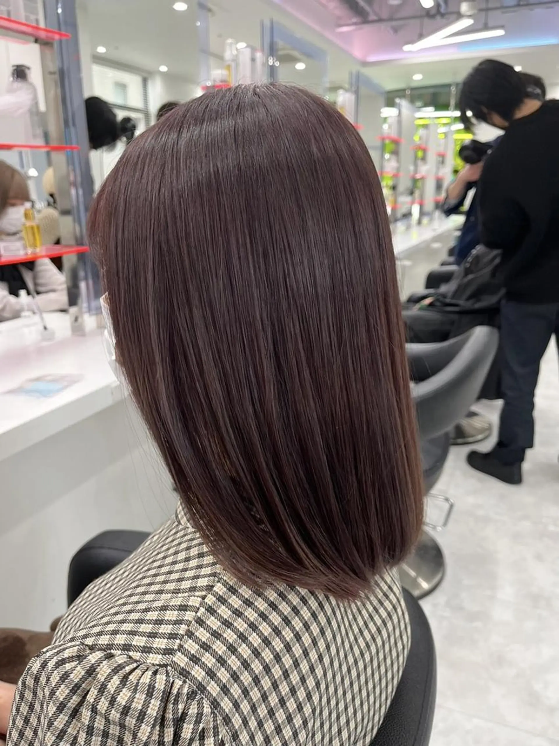 カラー 暗め透明感カラー💞 横浜UNITED💞のヘアスタイル