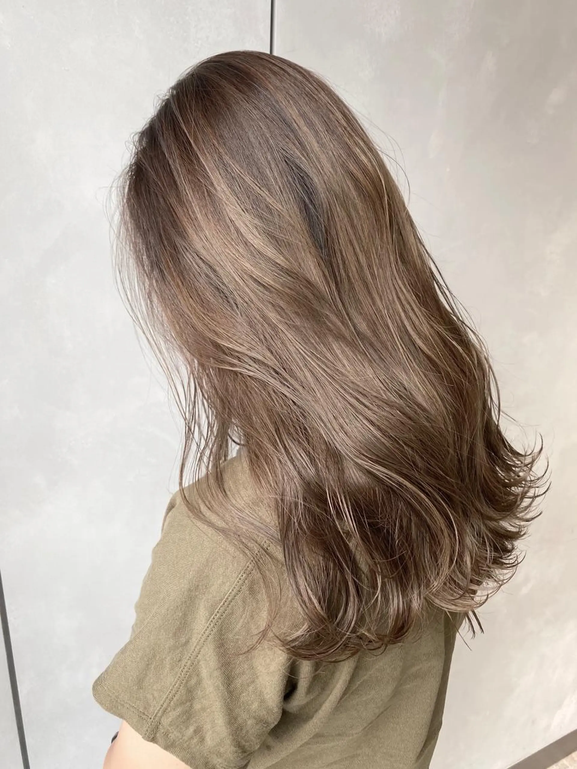 ロング カラー M IIのヘアスタイル