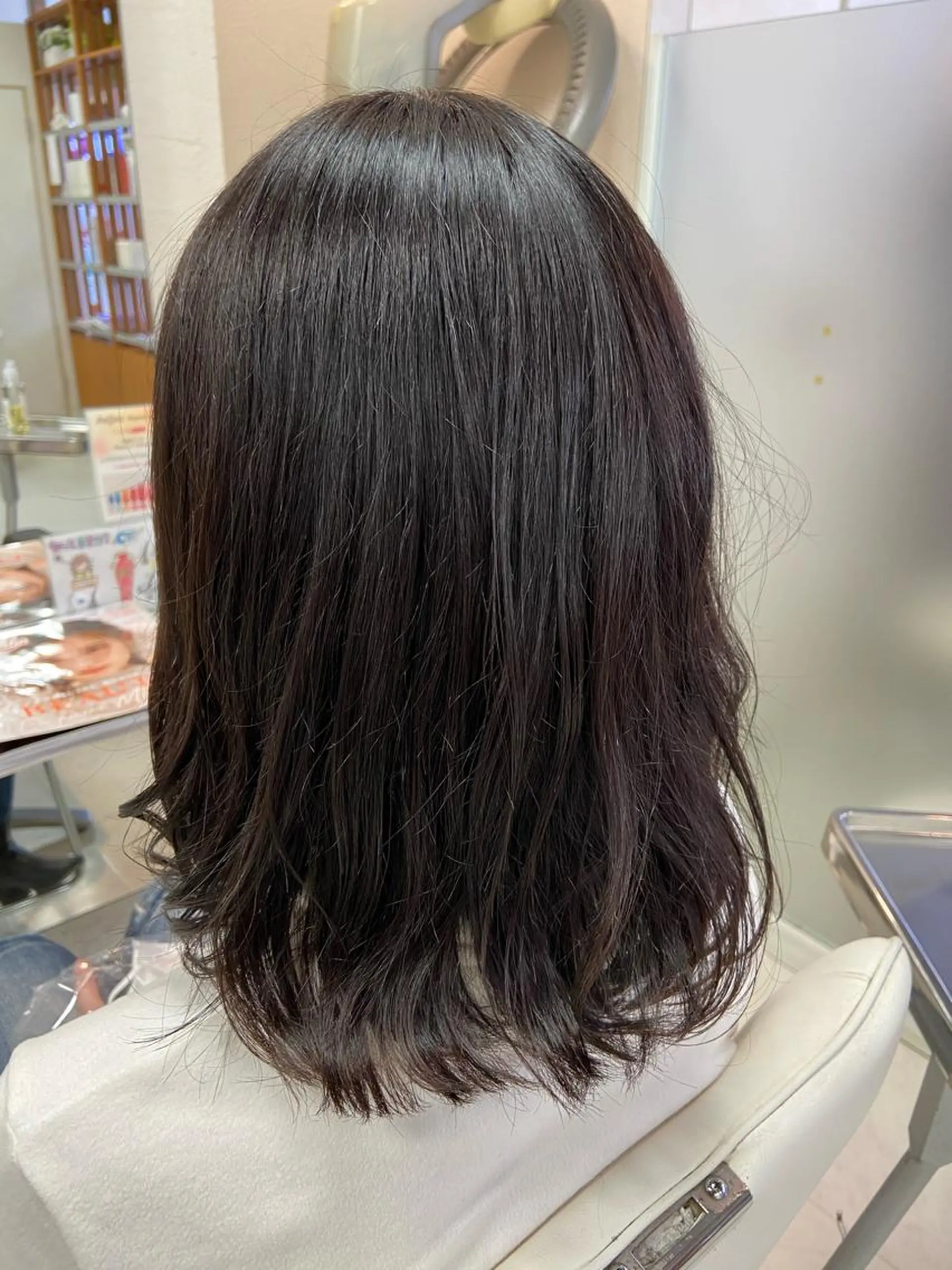 セミロング 菊地 美憂のヘアスタイル