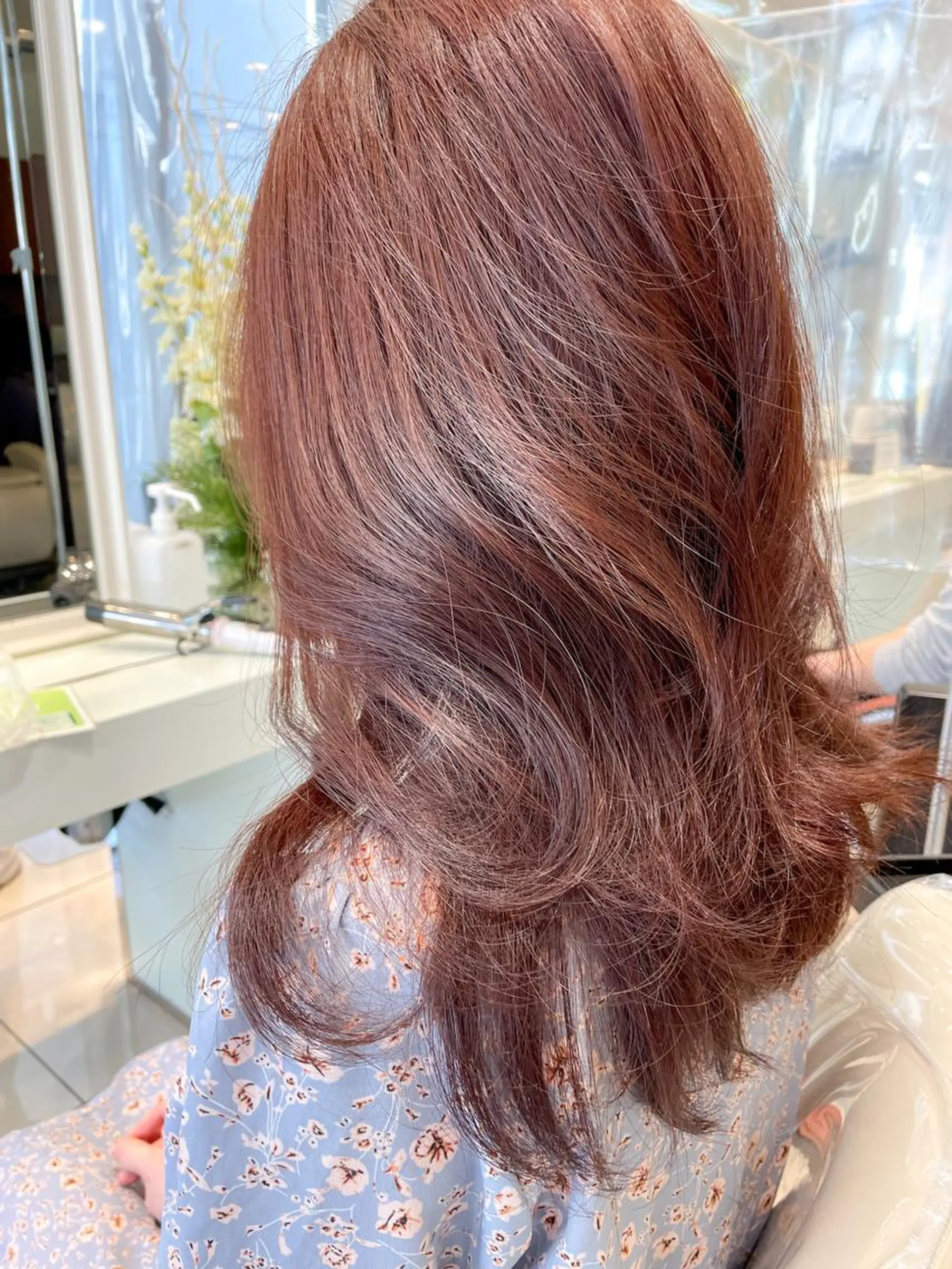 ロング 💗ブリーチなし 透け感💗徳井はやとのヘアスタイル
