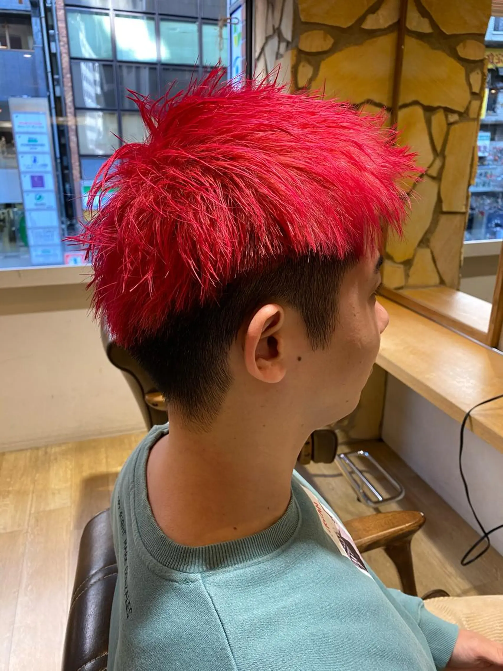 ショート カラー メンズ ヘアカラー kawabe maikoのヘアスタイル